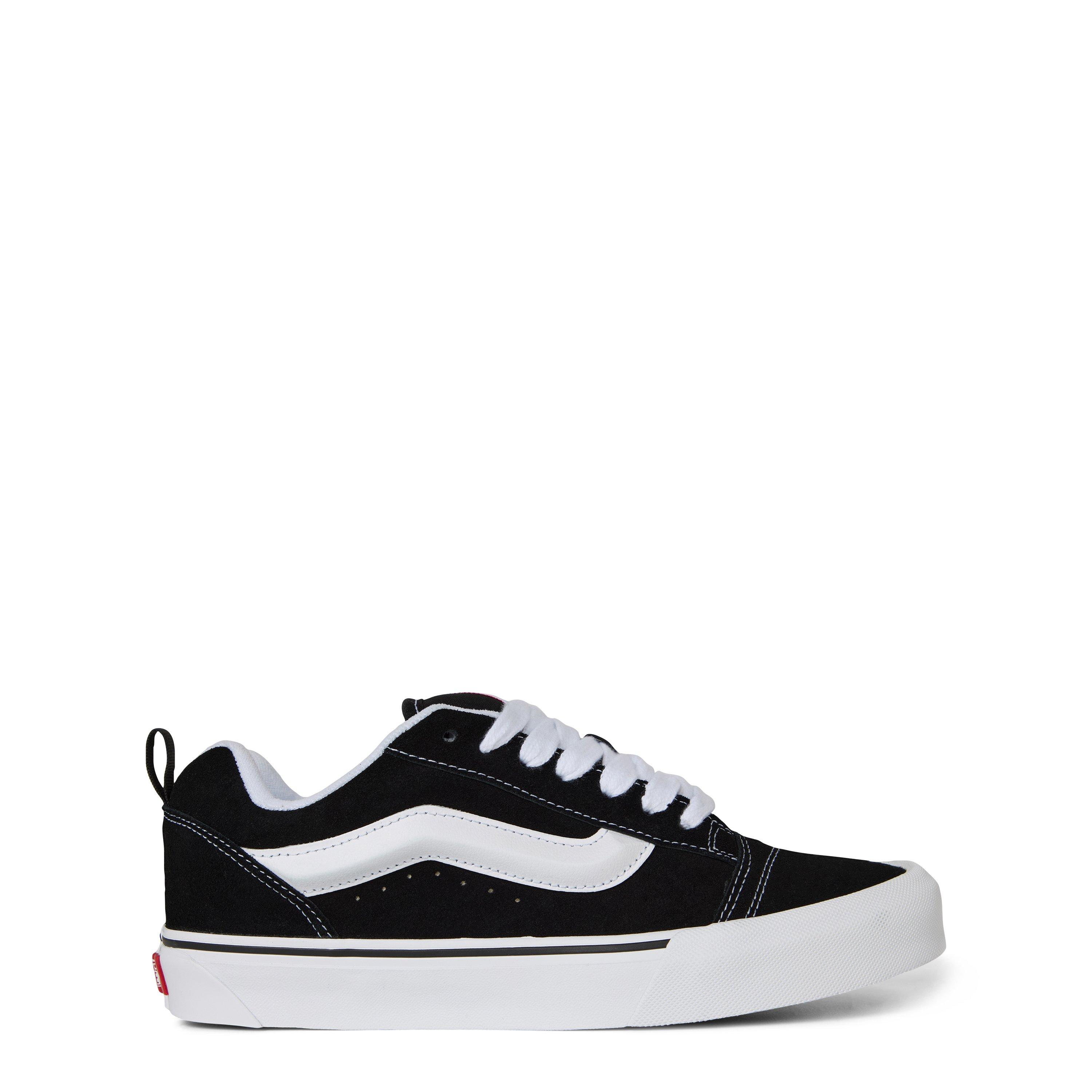 Vans Women's Canvas Low Trainers - Black/White - 5 (38)