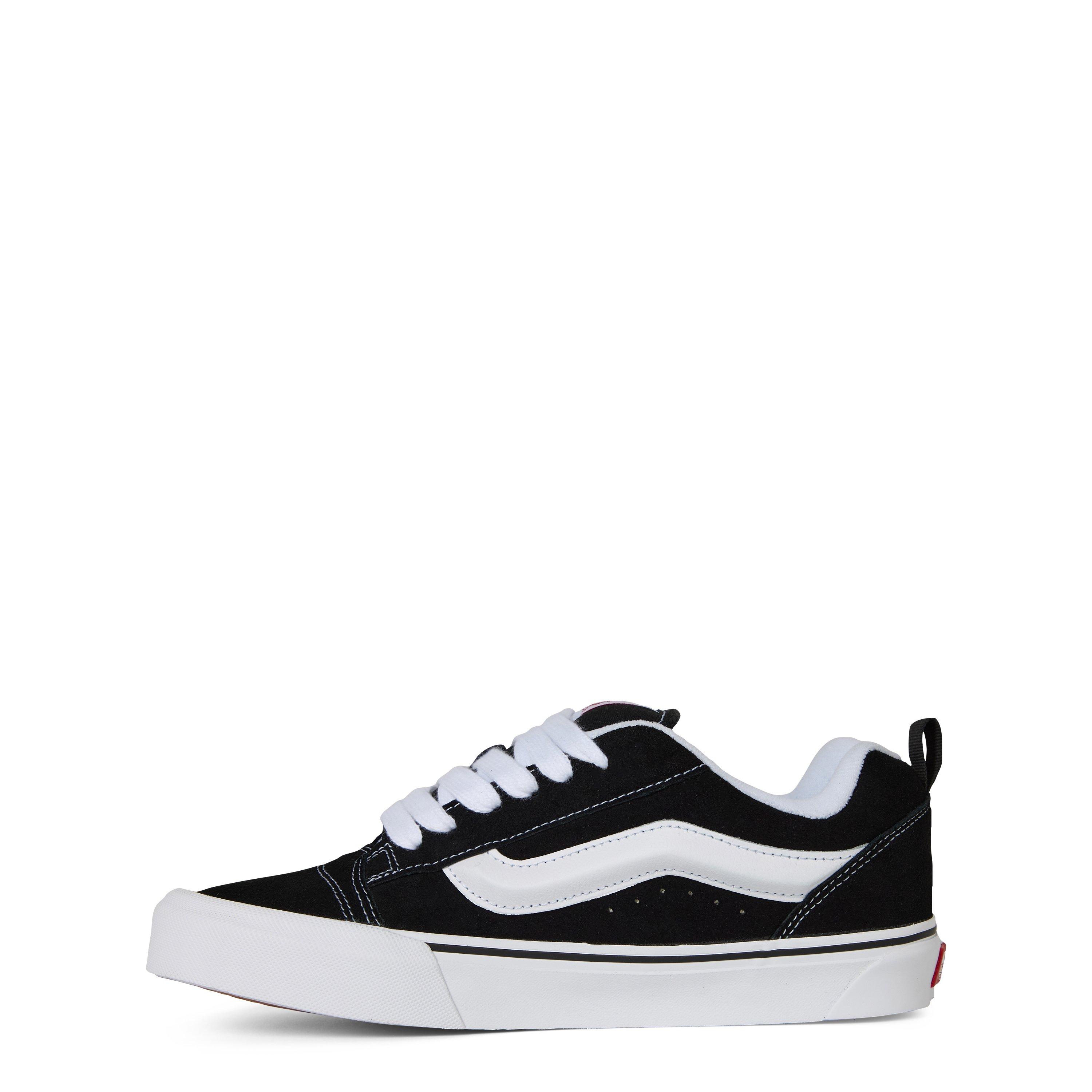 Black/White - Vans - Women's Canvas Low Trainers - 3