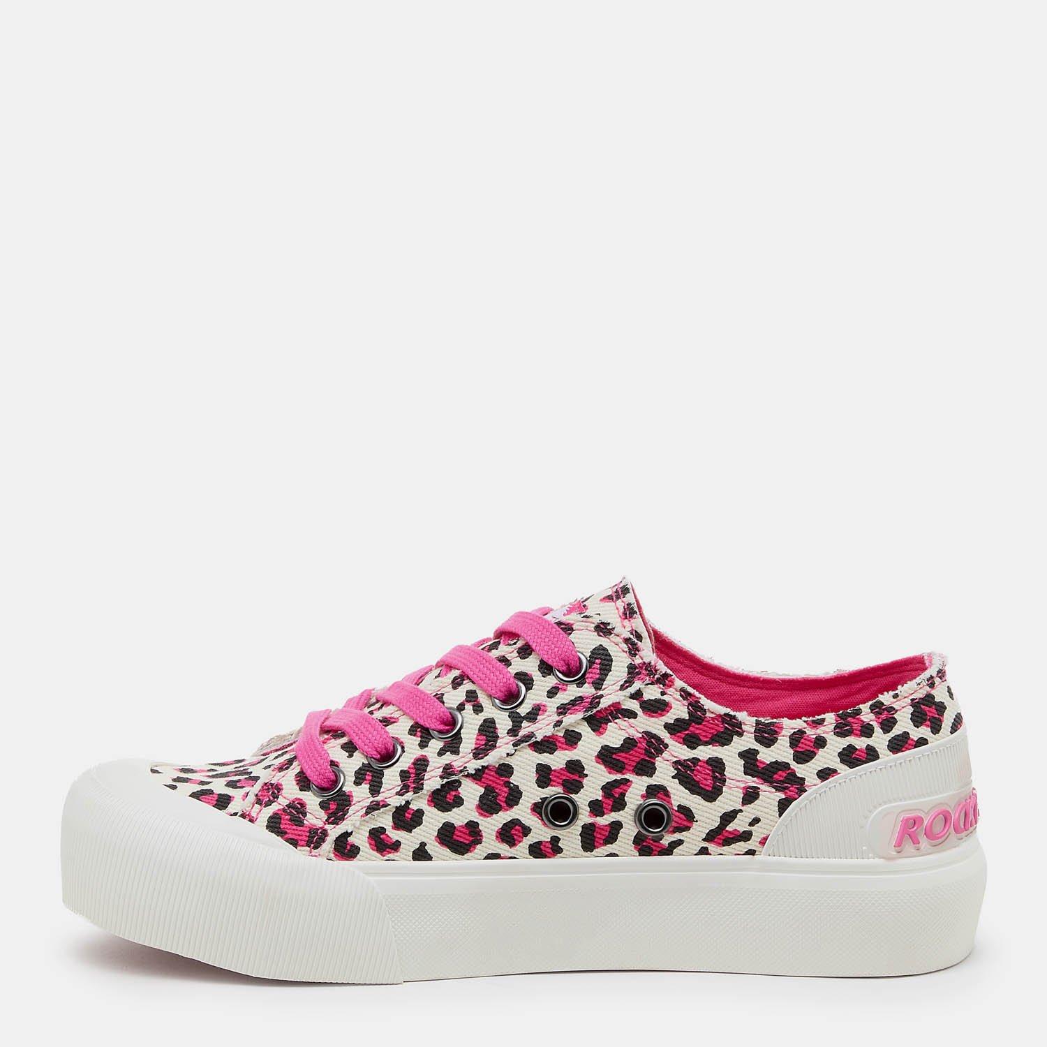 Pink - Rocket Dog - Women's Jazzin Plus Canvas Platform Trainers - 2