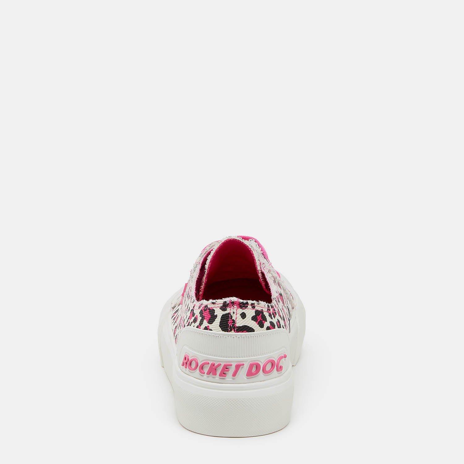 Pink - Rocket Dog - Women's Jazzin Plus Canvas Platform Trainers - 4