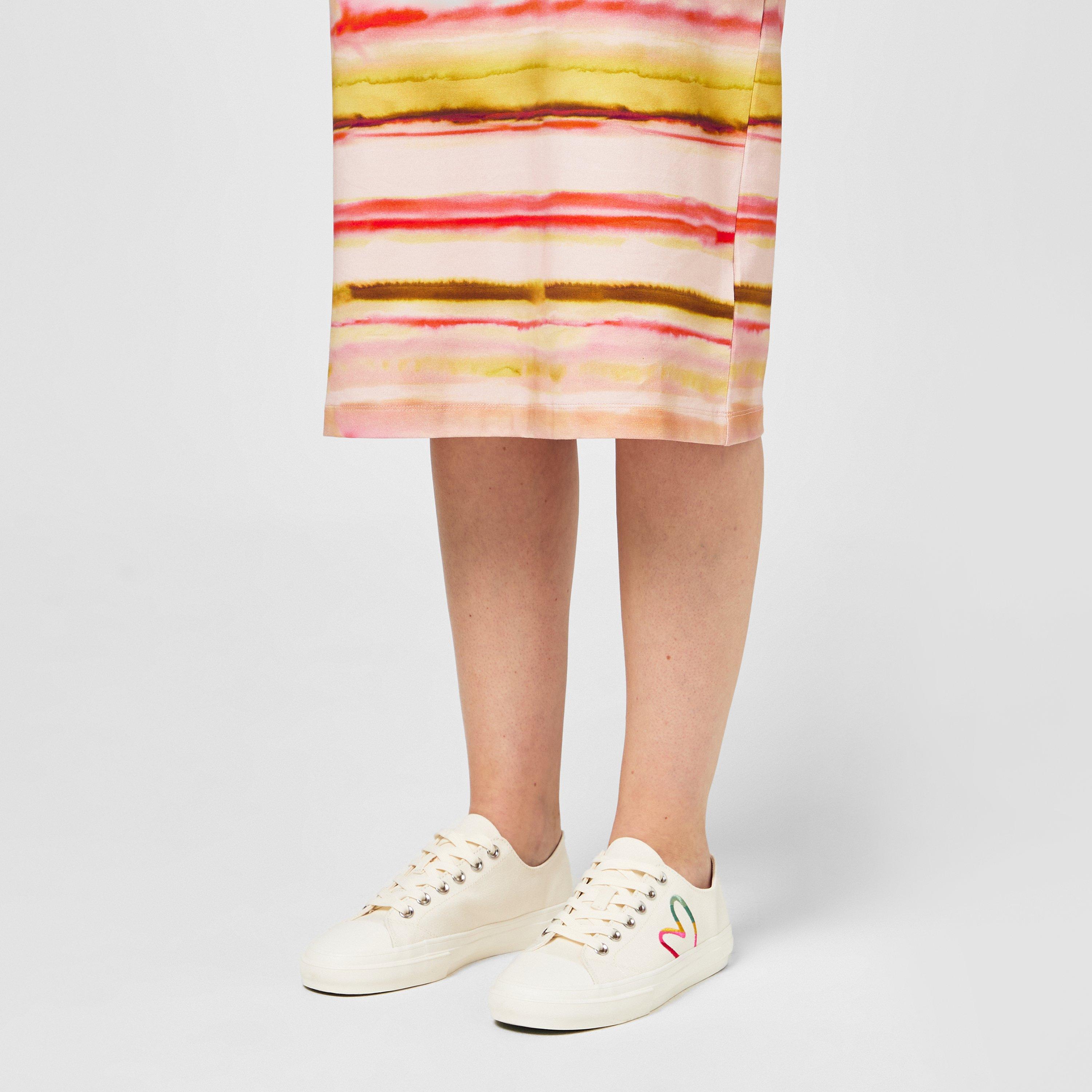 White 02 - PS Paul Smith - Kinsey Canvas Trainer Ladies - 2