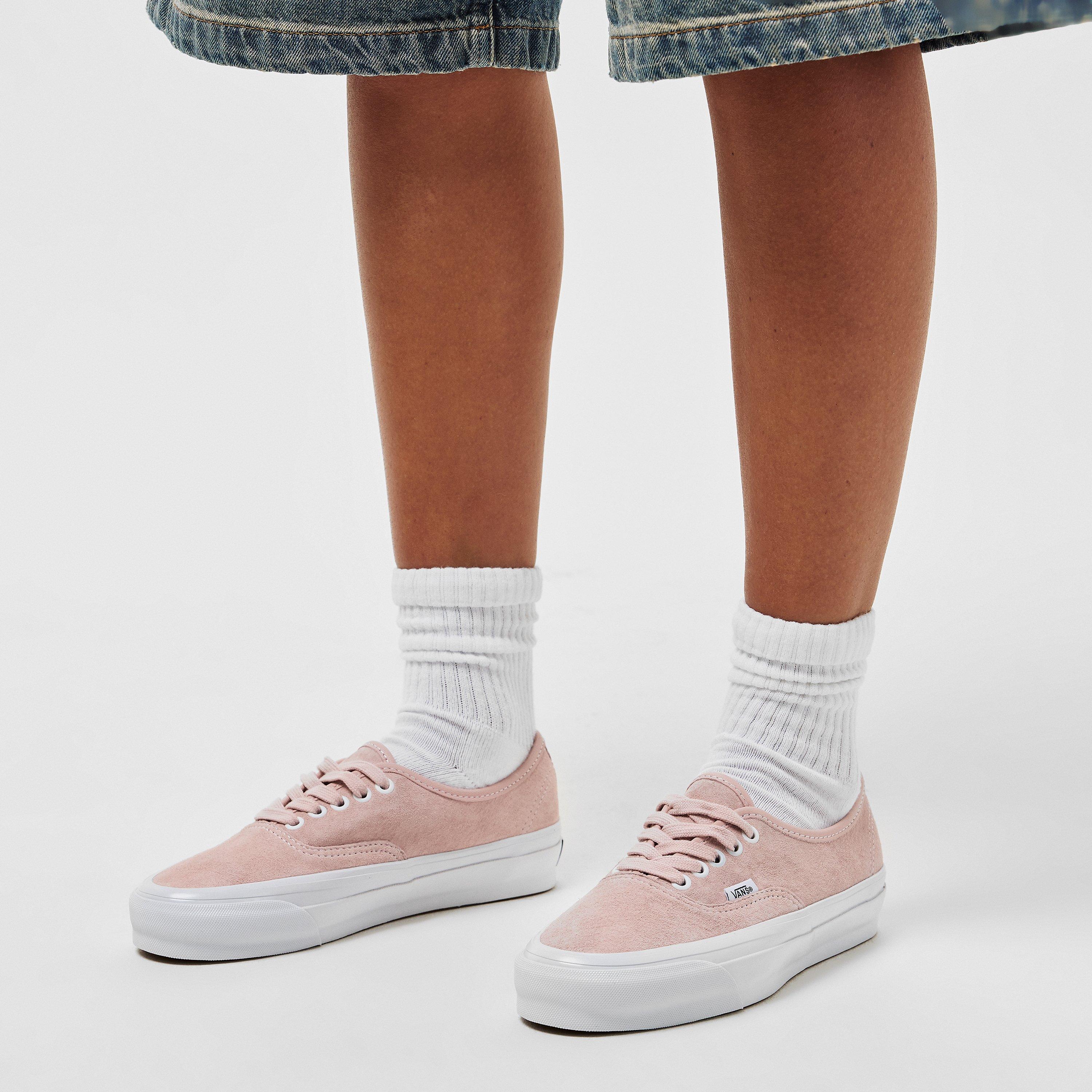 Sepia Rose - Vans - Women's Authentic Pig Suede Canvas Trainers - 3