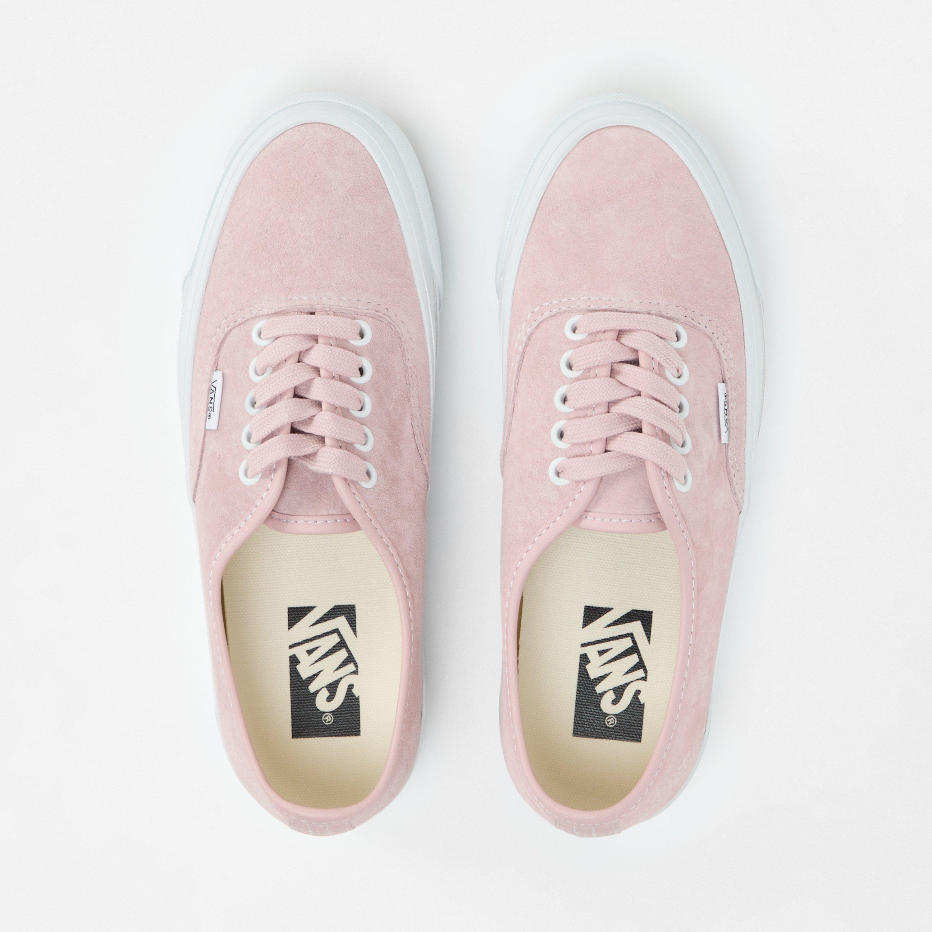Sepia Rose - Vans - Women's Authentic Pig Suede Canvas Trainers - 5
