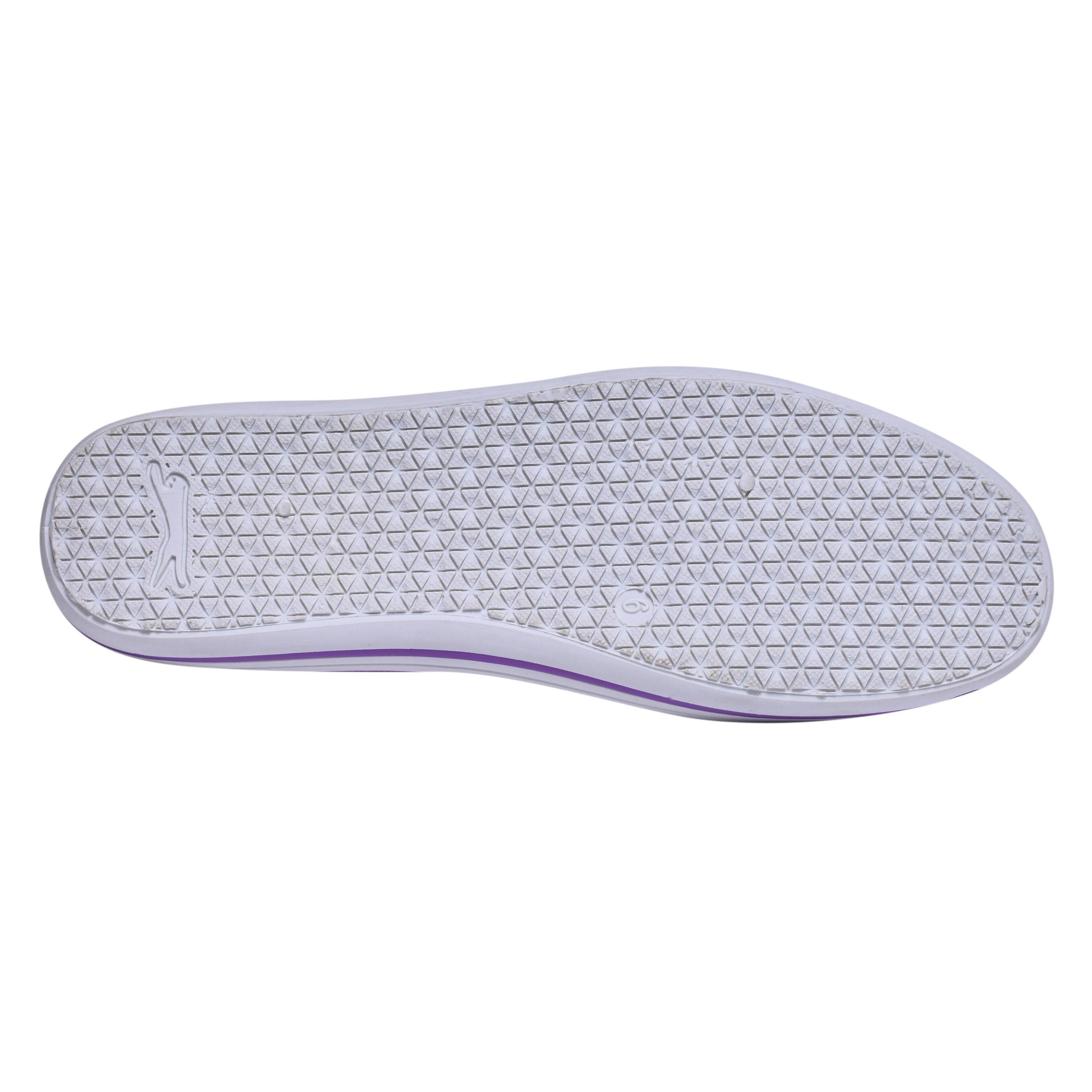 Grape/White - Slazenger - Ladies Canvas Shoes - 2