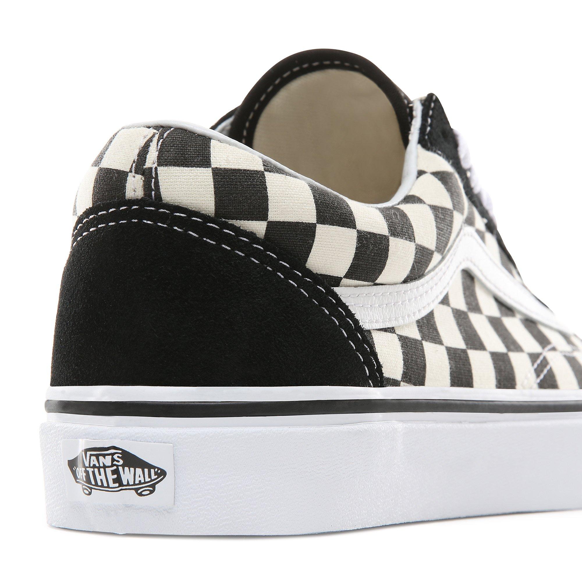 Checkerboard - Vans - Old Skool Shoes Womens - 6