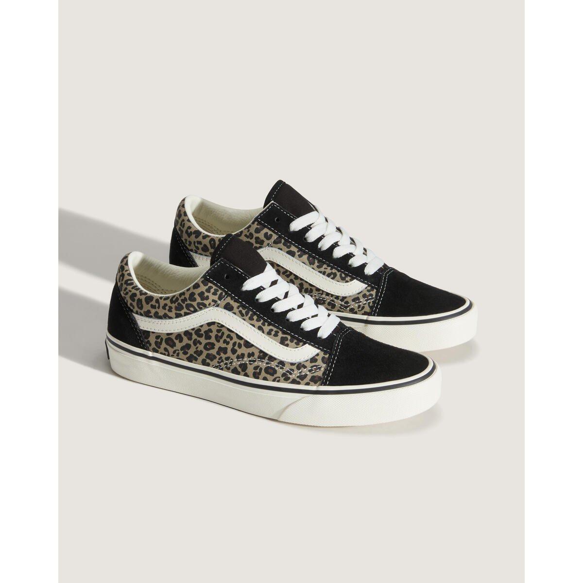 Leopard - Vans - Old Skool Shoes Womens - 2