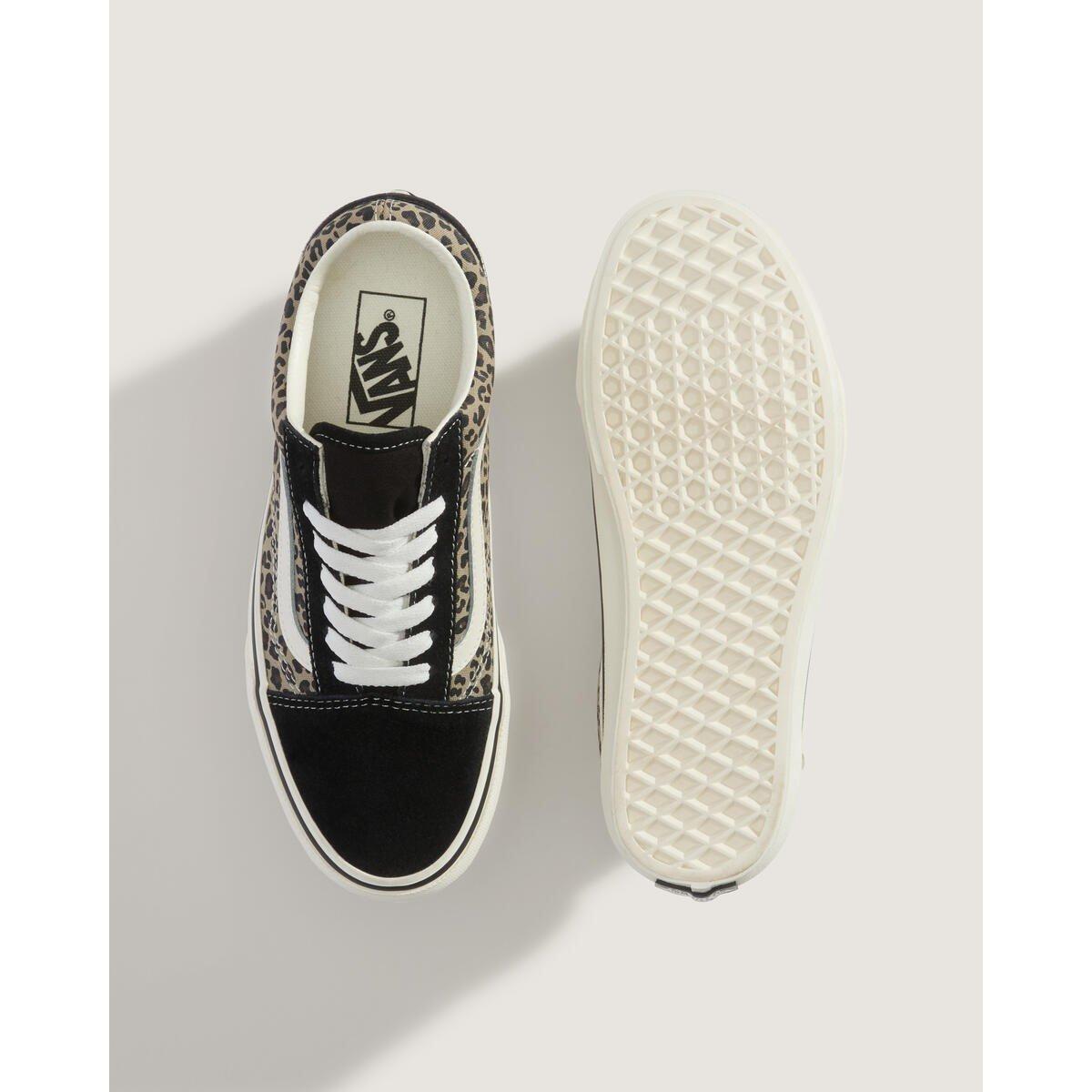 Leopard - Vans - Old Skool Shoes Womens - 4