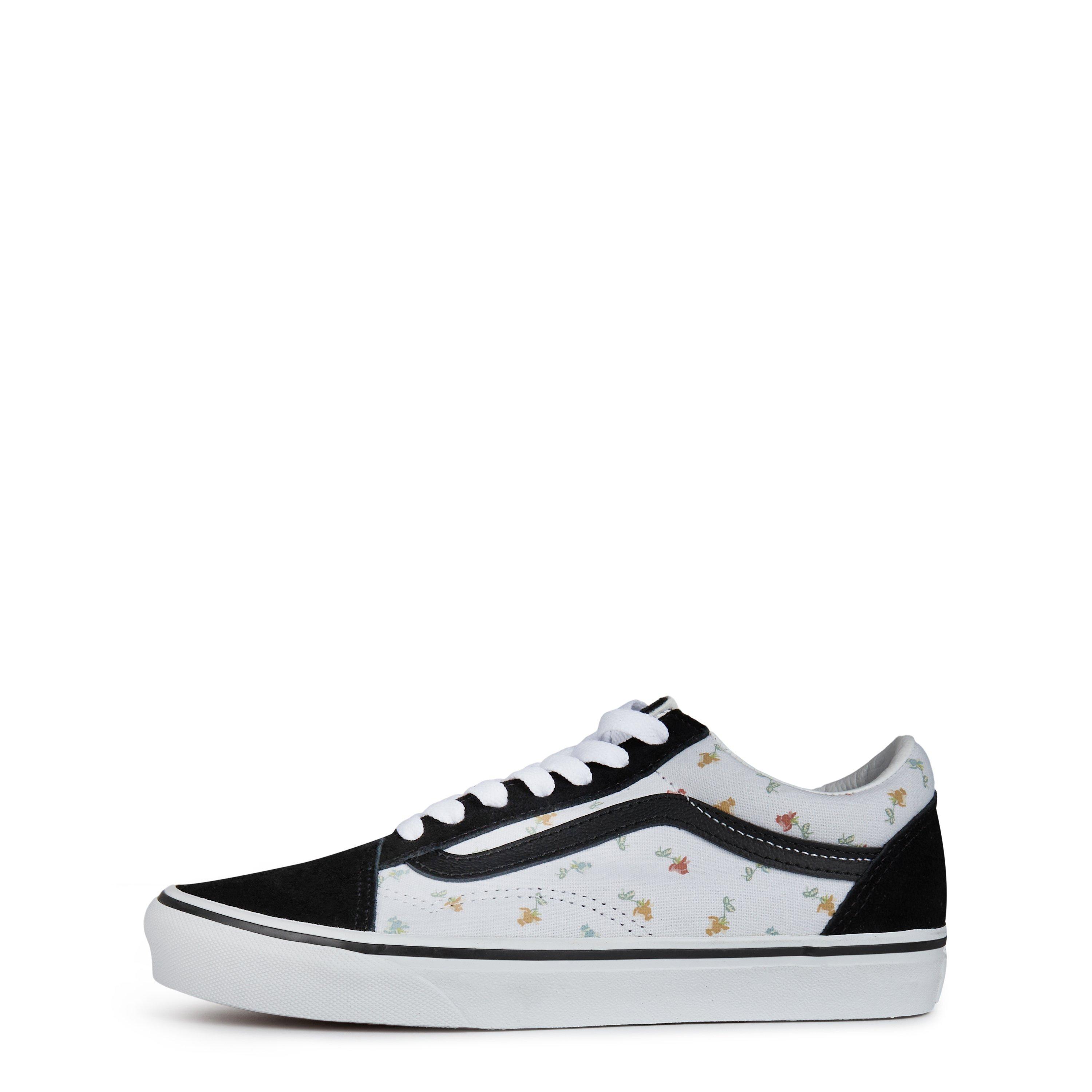 Floral - Vans - Old Skool Shoes Womens - 2