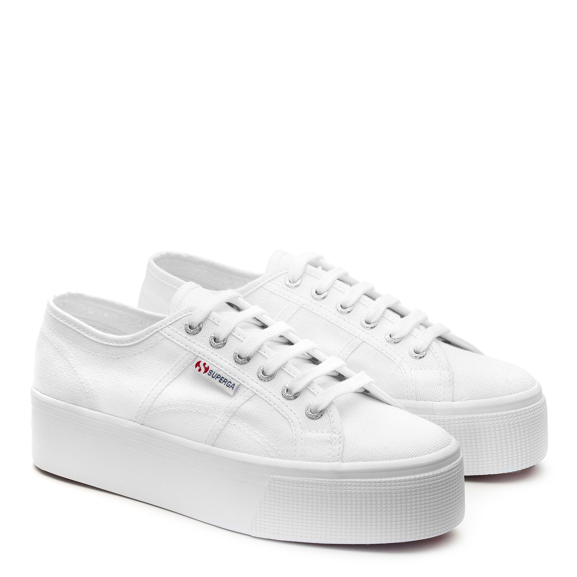 Black leather superga platform on sale