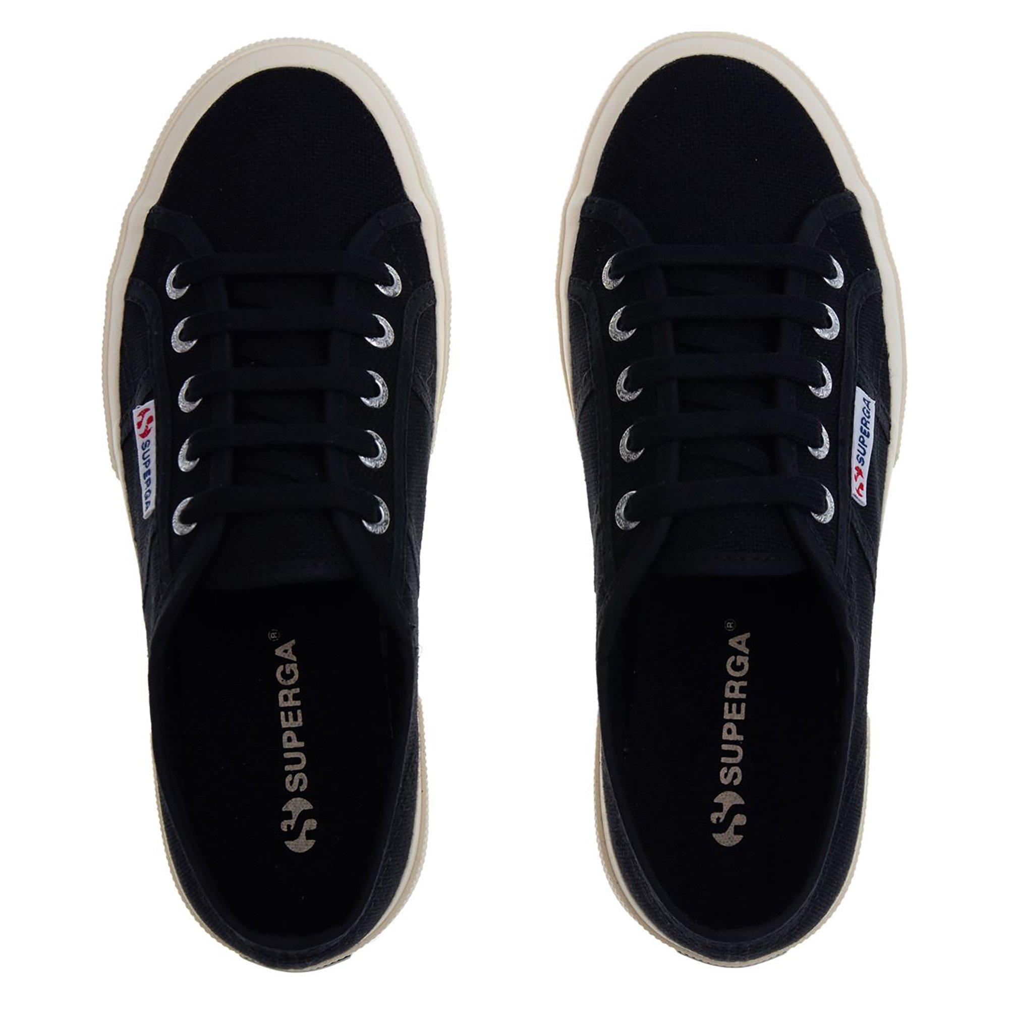 Schwarz/Weiß 999 - Superga - 2750 Vegan Cotu Trainers Womens - 7