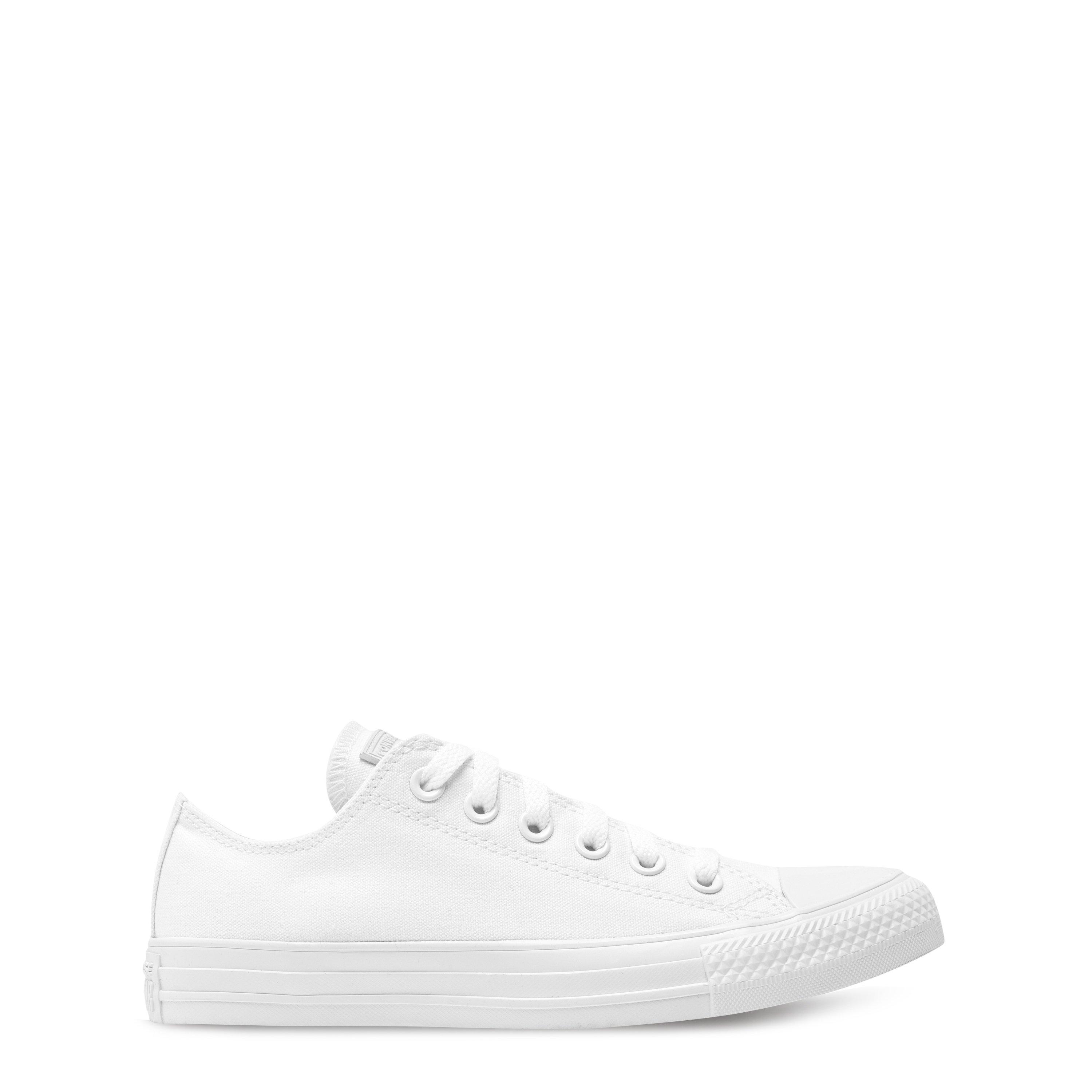 White 137 - Converse - All Star Mono Canvas Trainers - 1