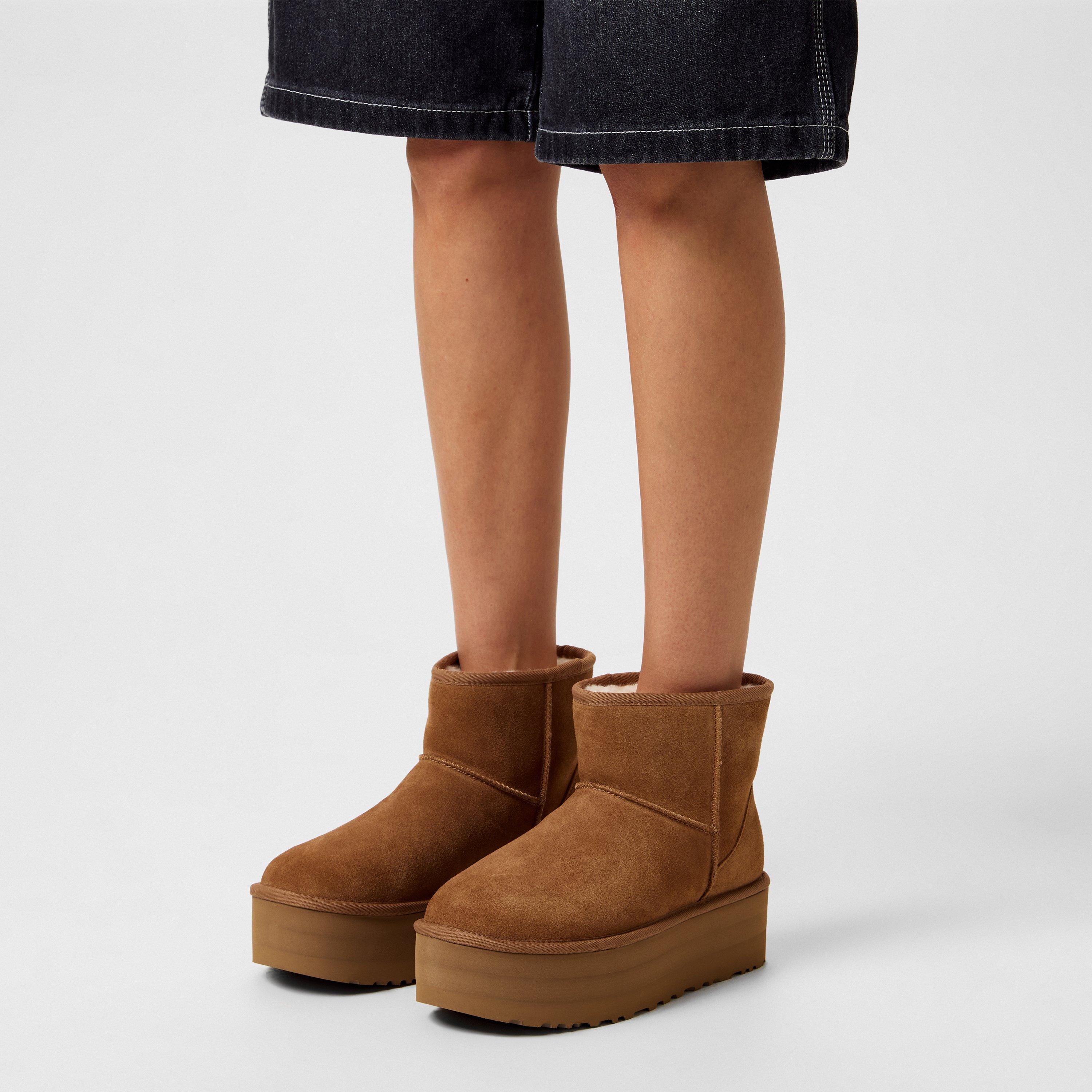 Chestnut - Ugg - Classic Mini Platform Boots - 2