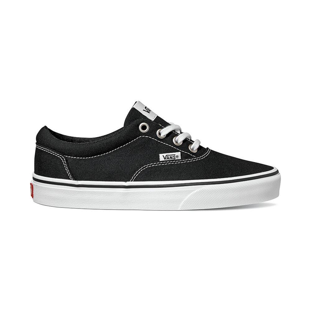 Black/White - Vans - Doheny Canvas Low Trainers Womens - 1