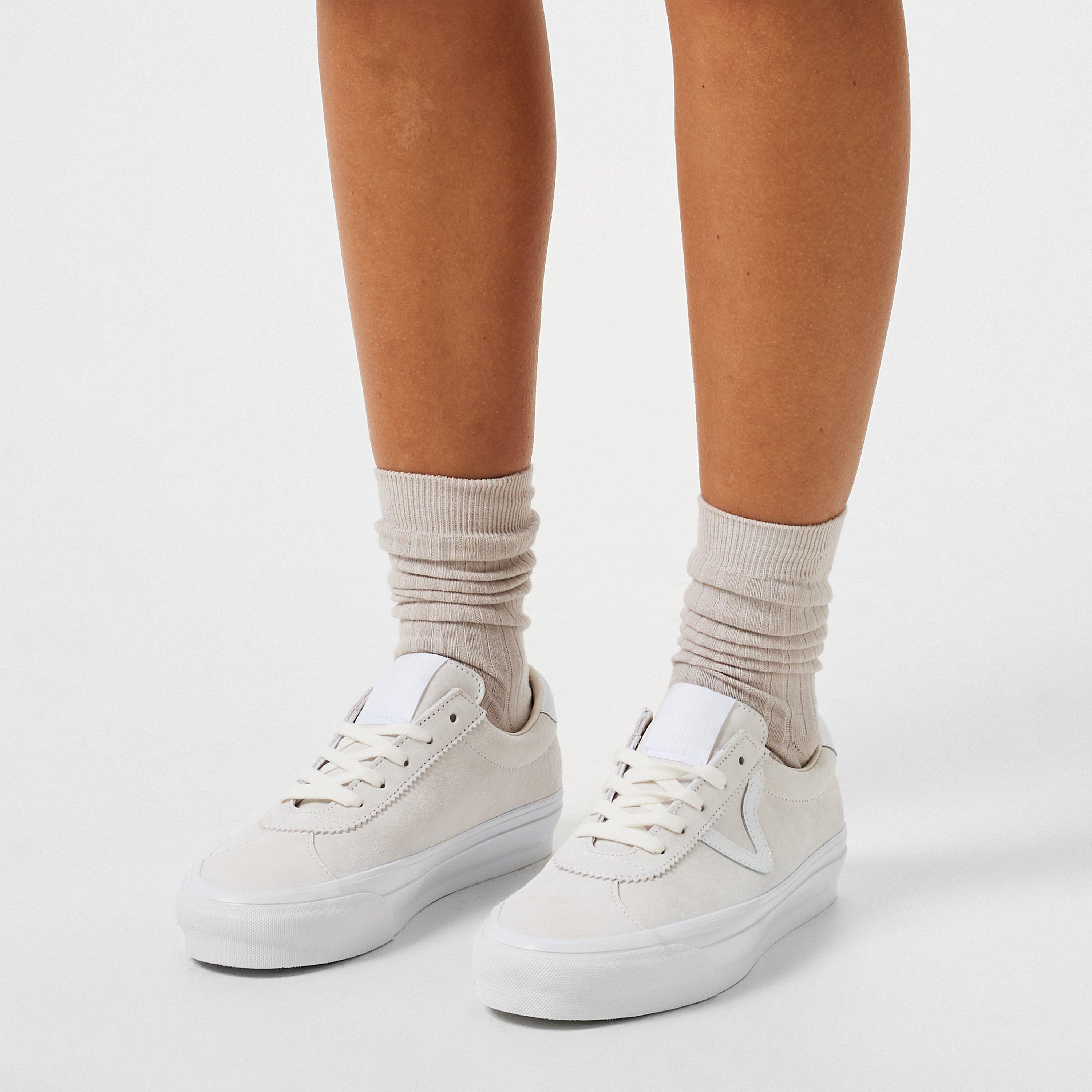 Pig Suede White - Vans - Women's Sport 73 Canvas Trainers - 2