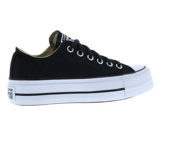 Black low top platform converse hotsell