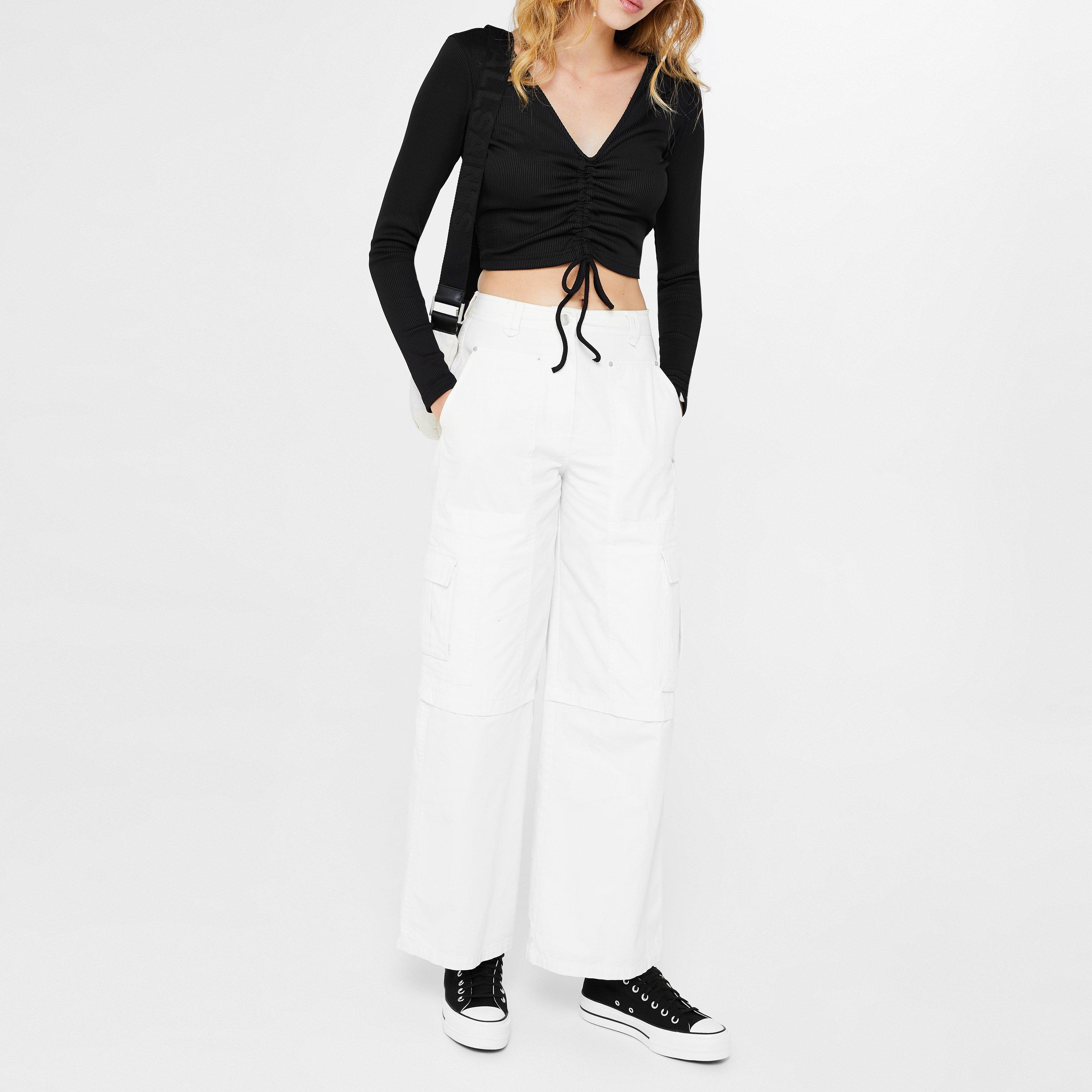 Blk/Wht 001 - Converse - Chuck Taylor All Star Platform Canvas Low Top Shoes - 4