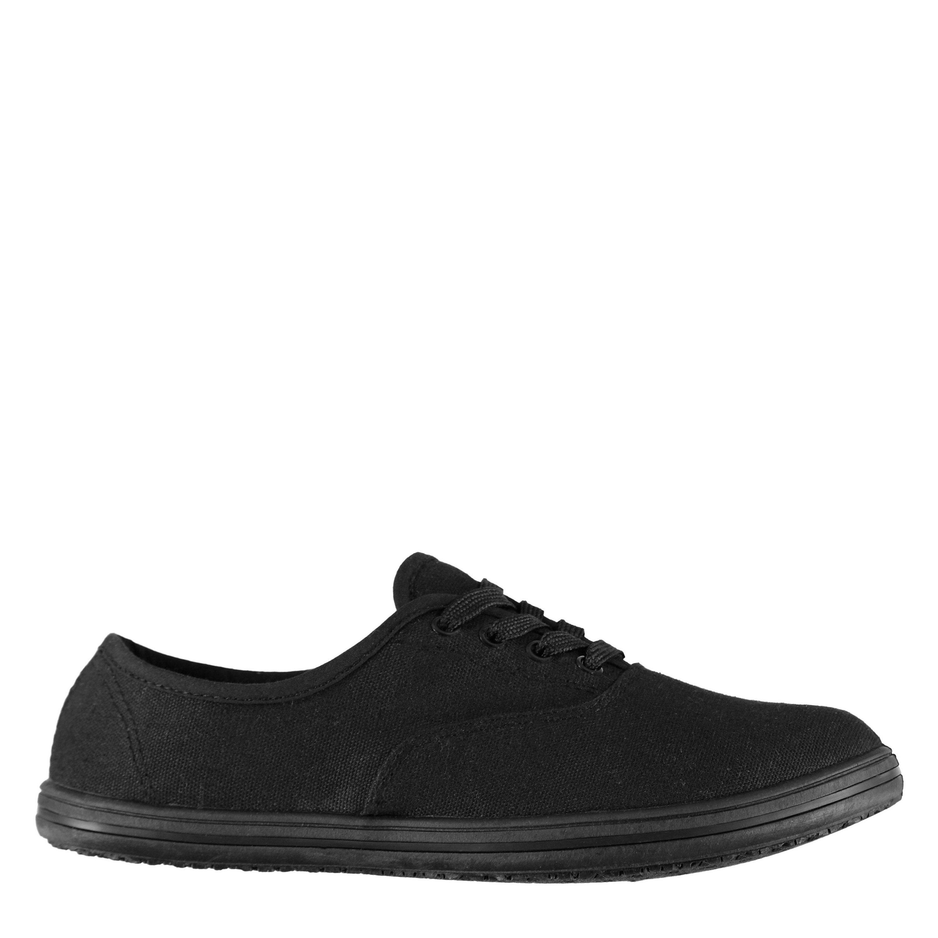Preto - Slazenger - Ladies Canvas Pumps - 1