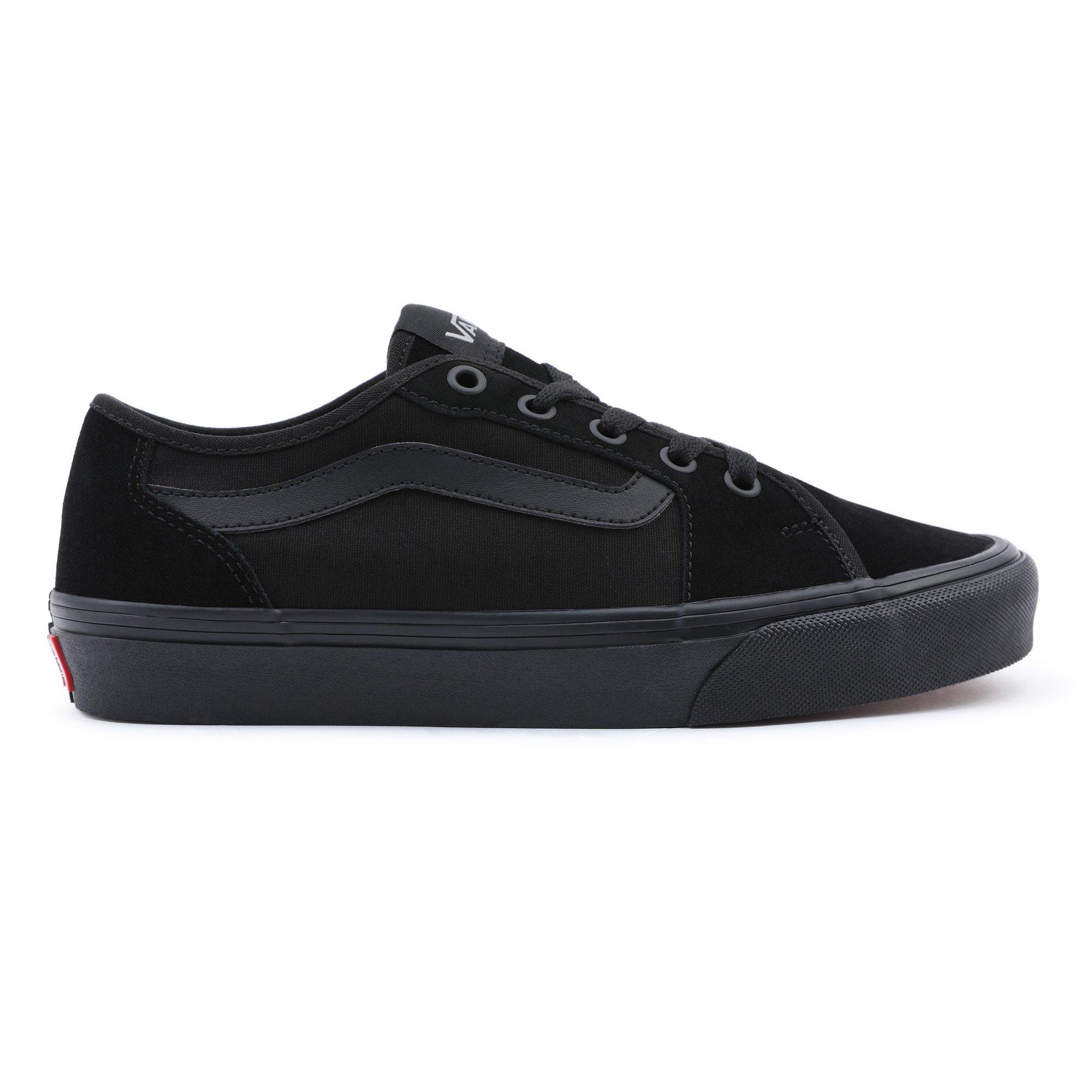 Black/Black - Vans - Women's Filmore Decon Canvas Low Trainers - 4