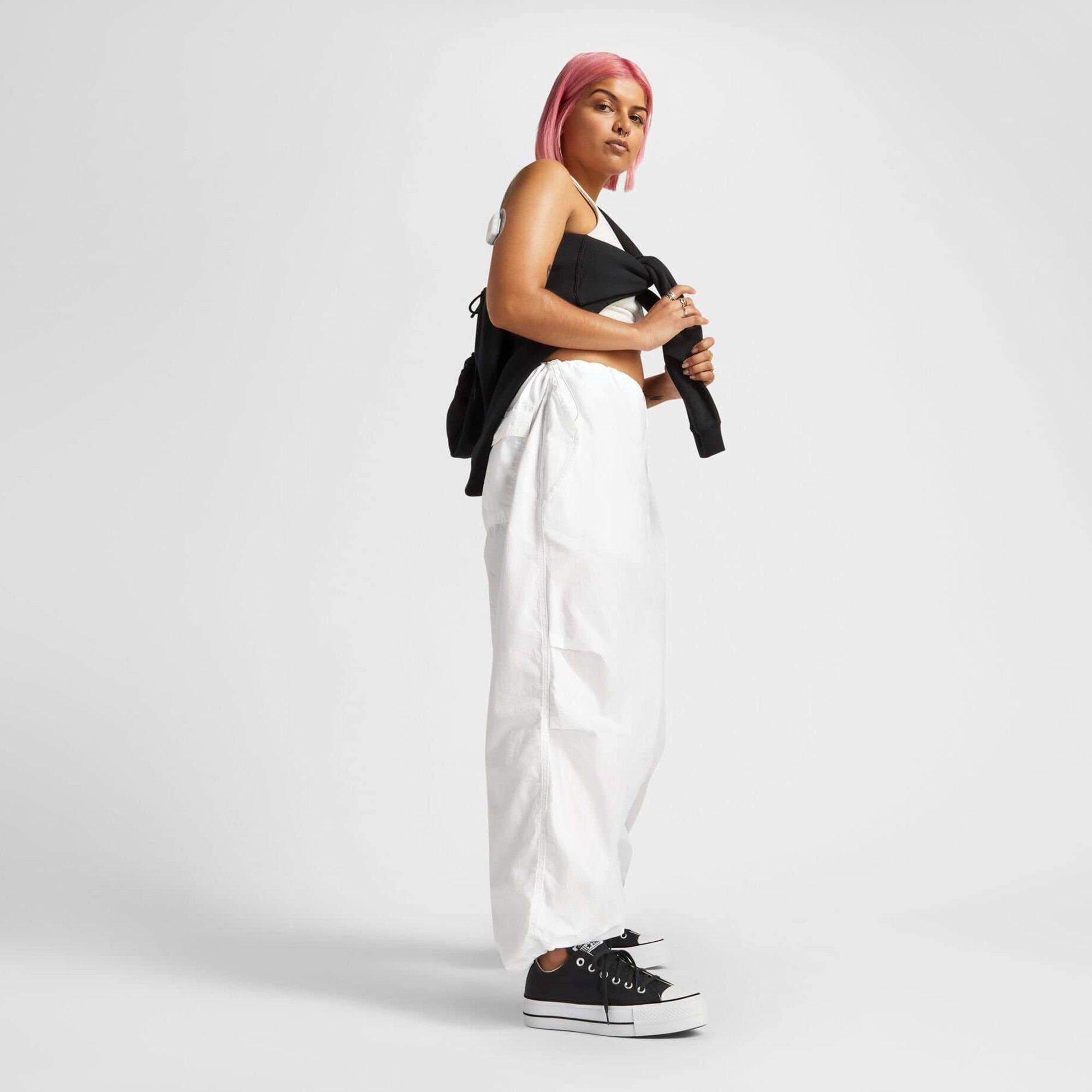 Black/White/Wht - Converse - Converse Chuck Taylor All Star Lift Platform Shoes Womens - 10