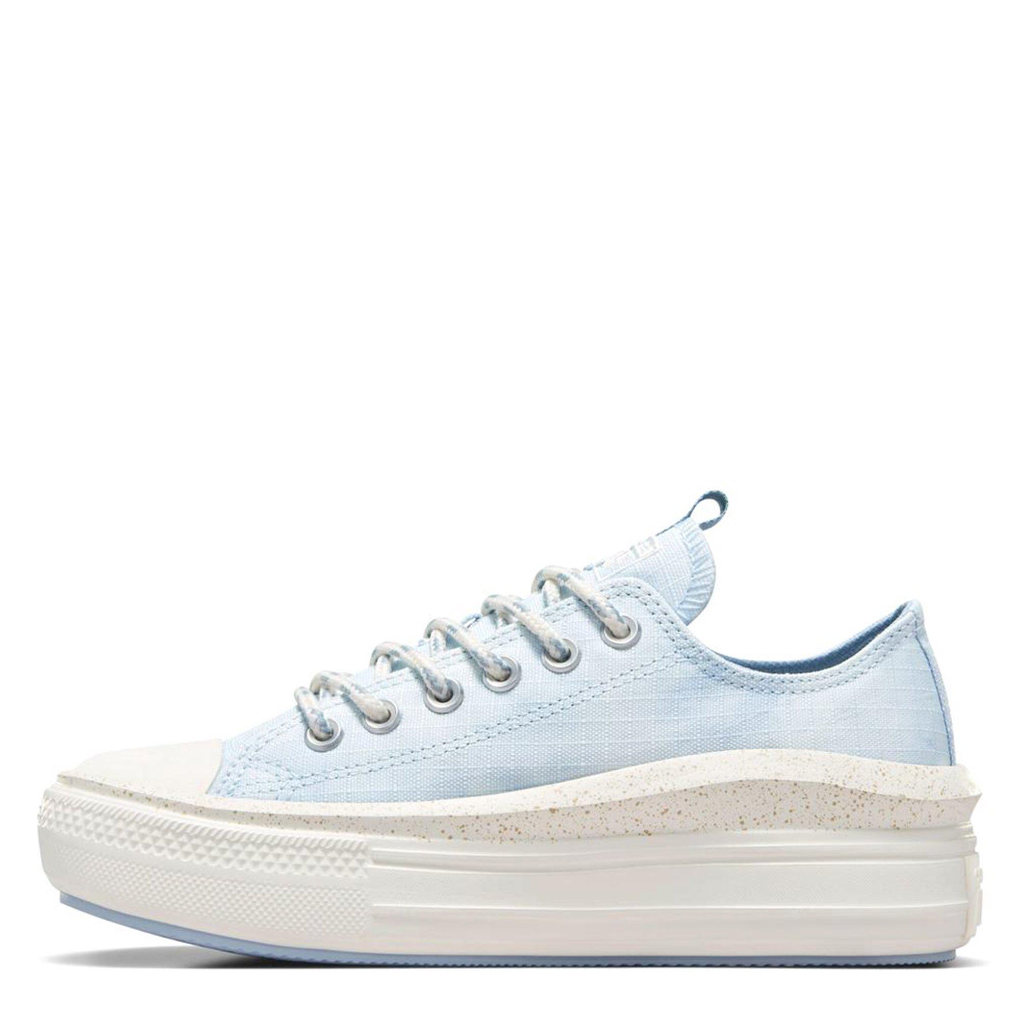 Cloud/Egrt/Rain - Converse - Chuck Taylor All Star Move Utility Platform Shoes - 2