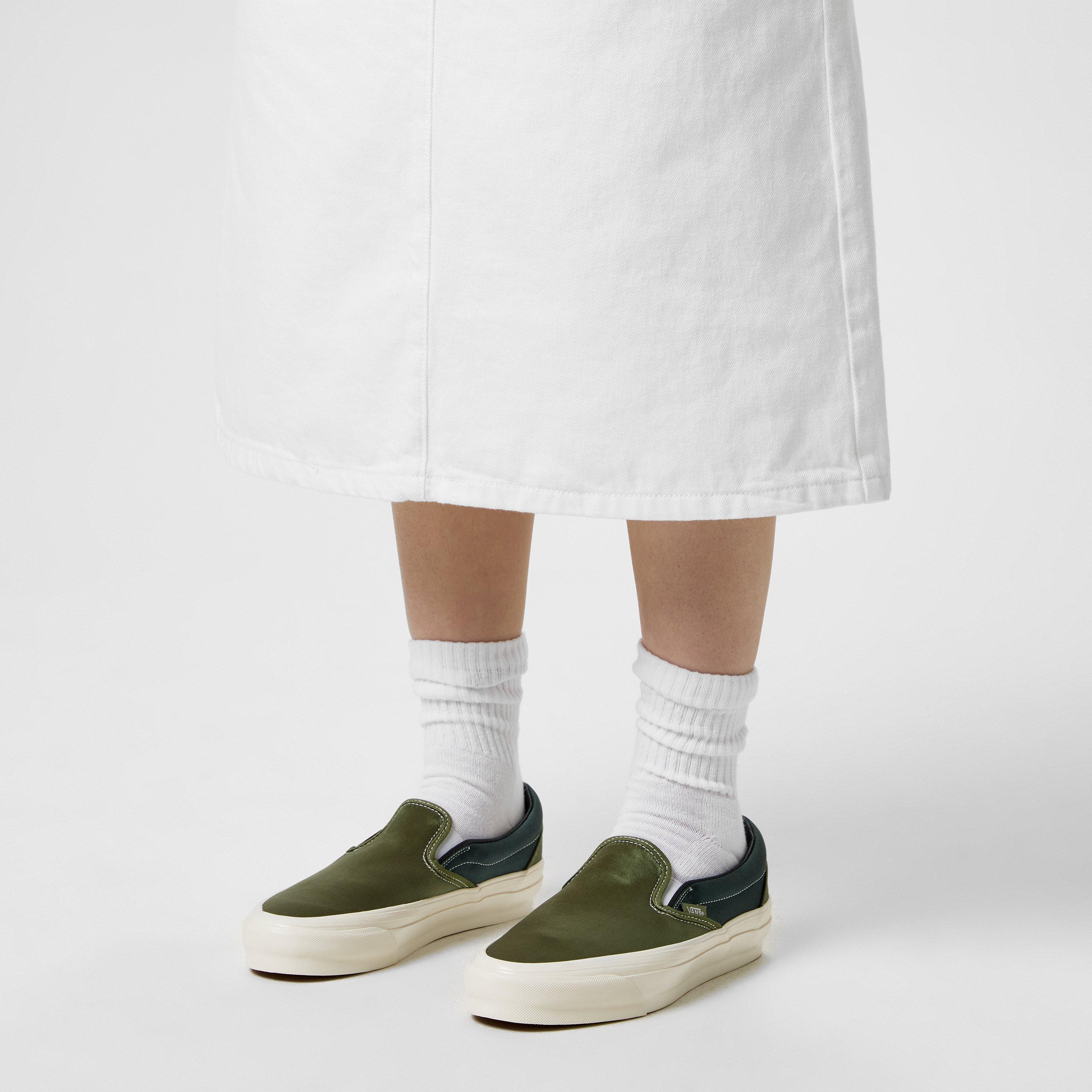Satin Green - Vans - Slip-On Reissue 98 Shoes - 2