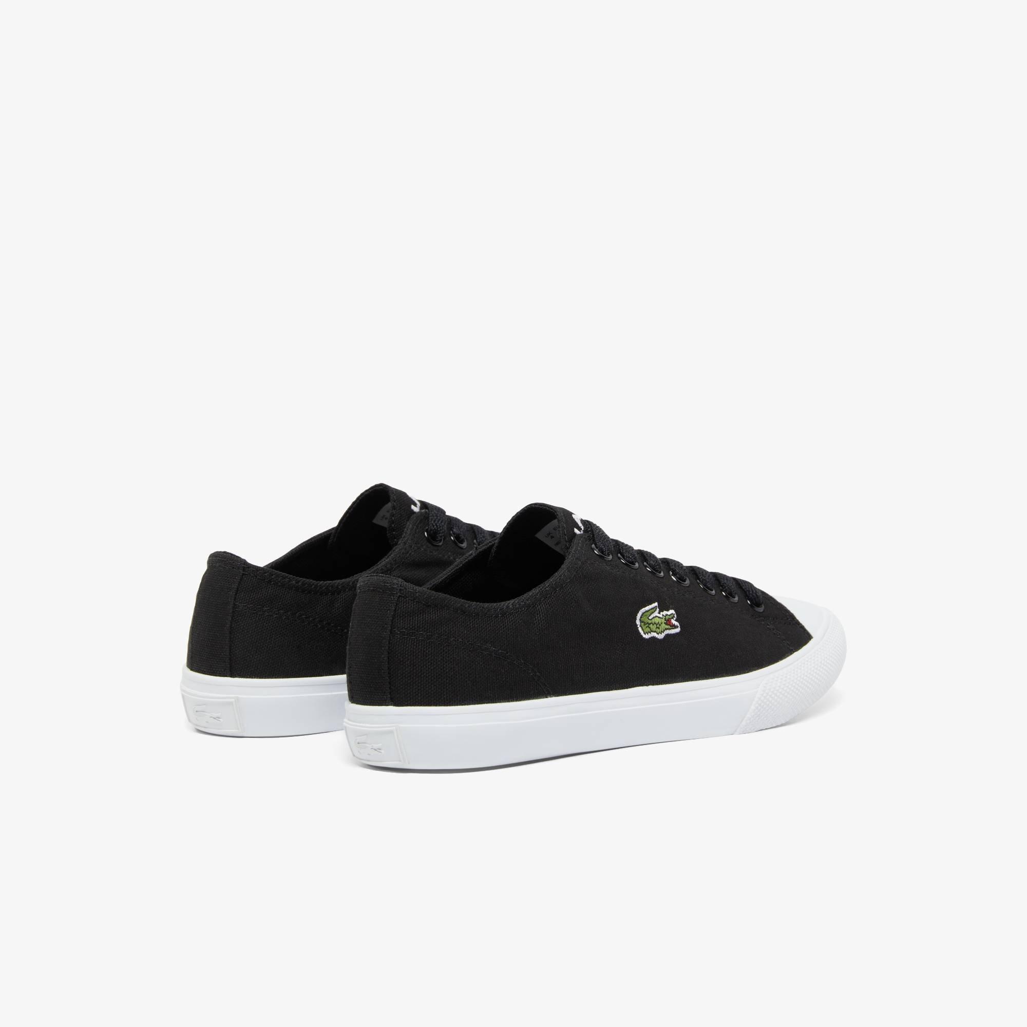 Schwarz - Lacoste - Deuce Base Canvas Low-Top Trainers - 5