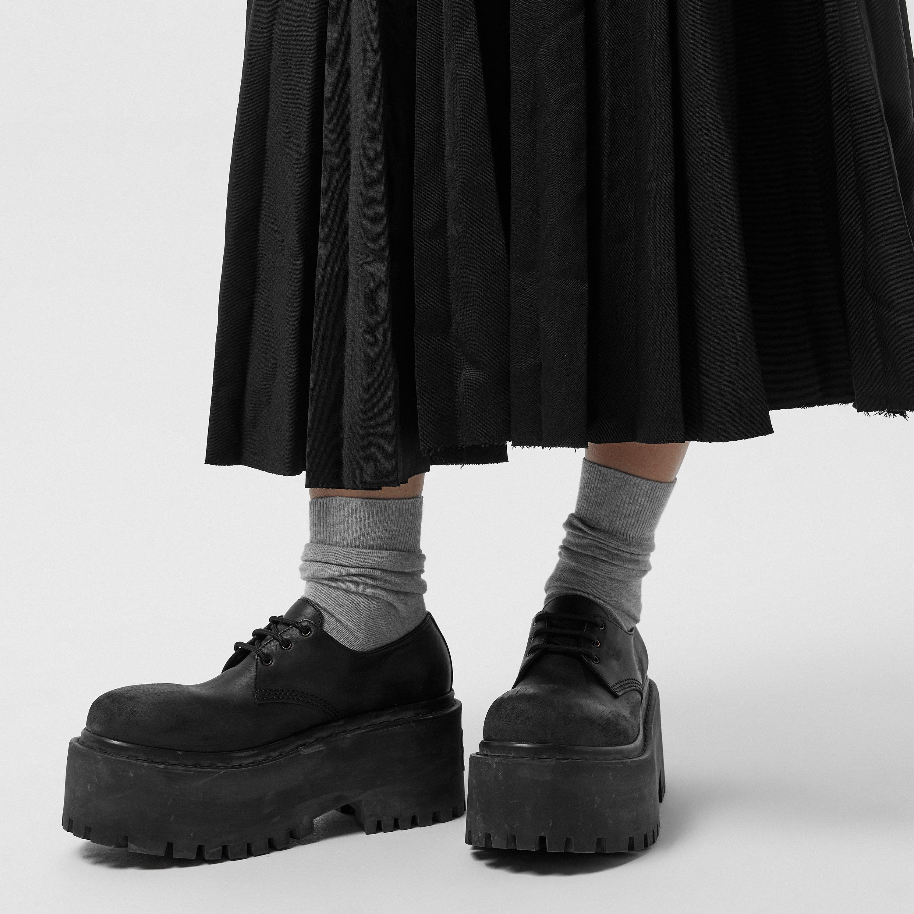Black - Balenciaga - Strike Platform Shoes - 3