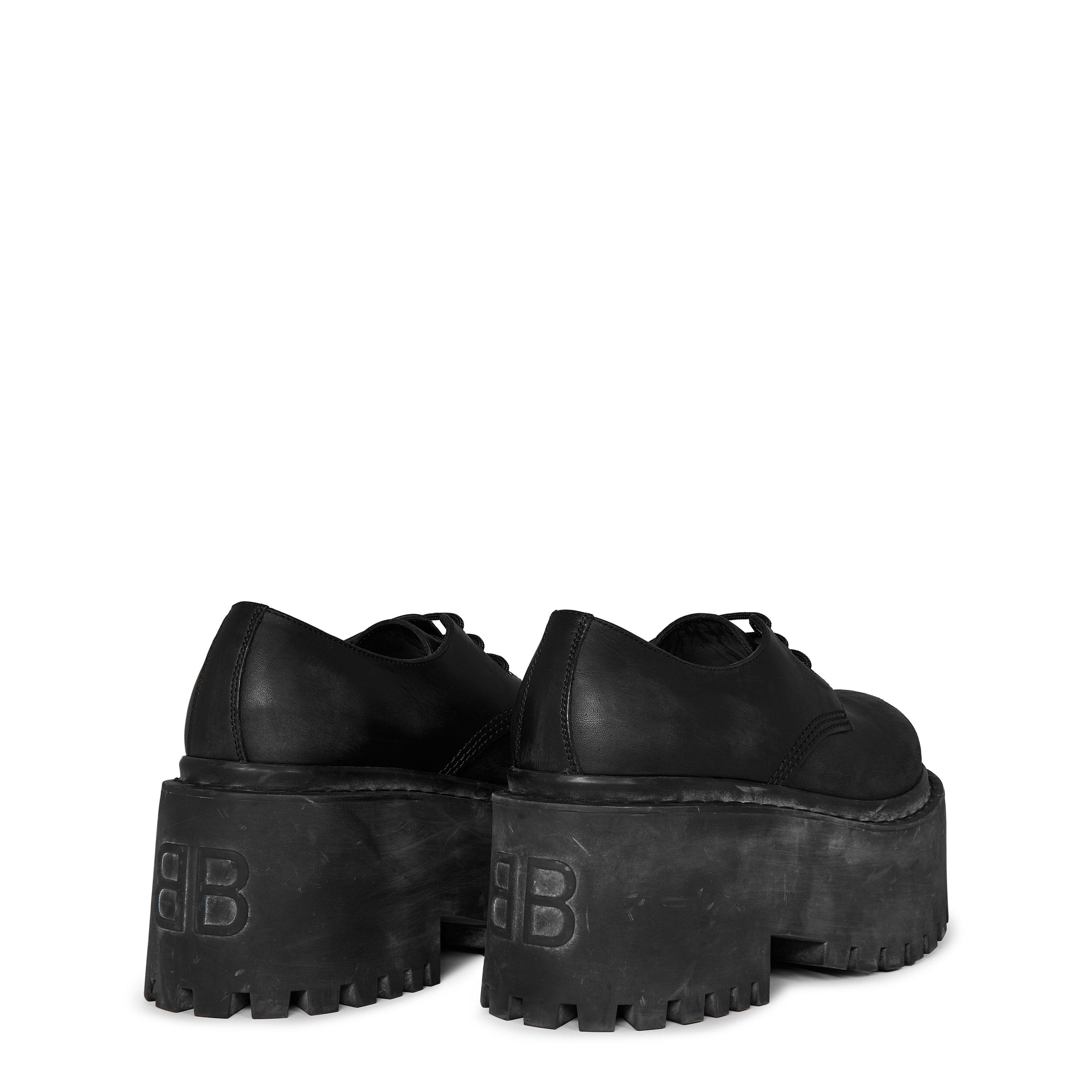Black - Balenciaga - Strike Platform Shoes - 5