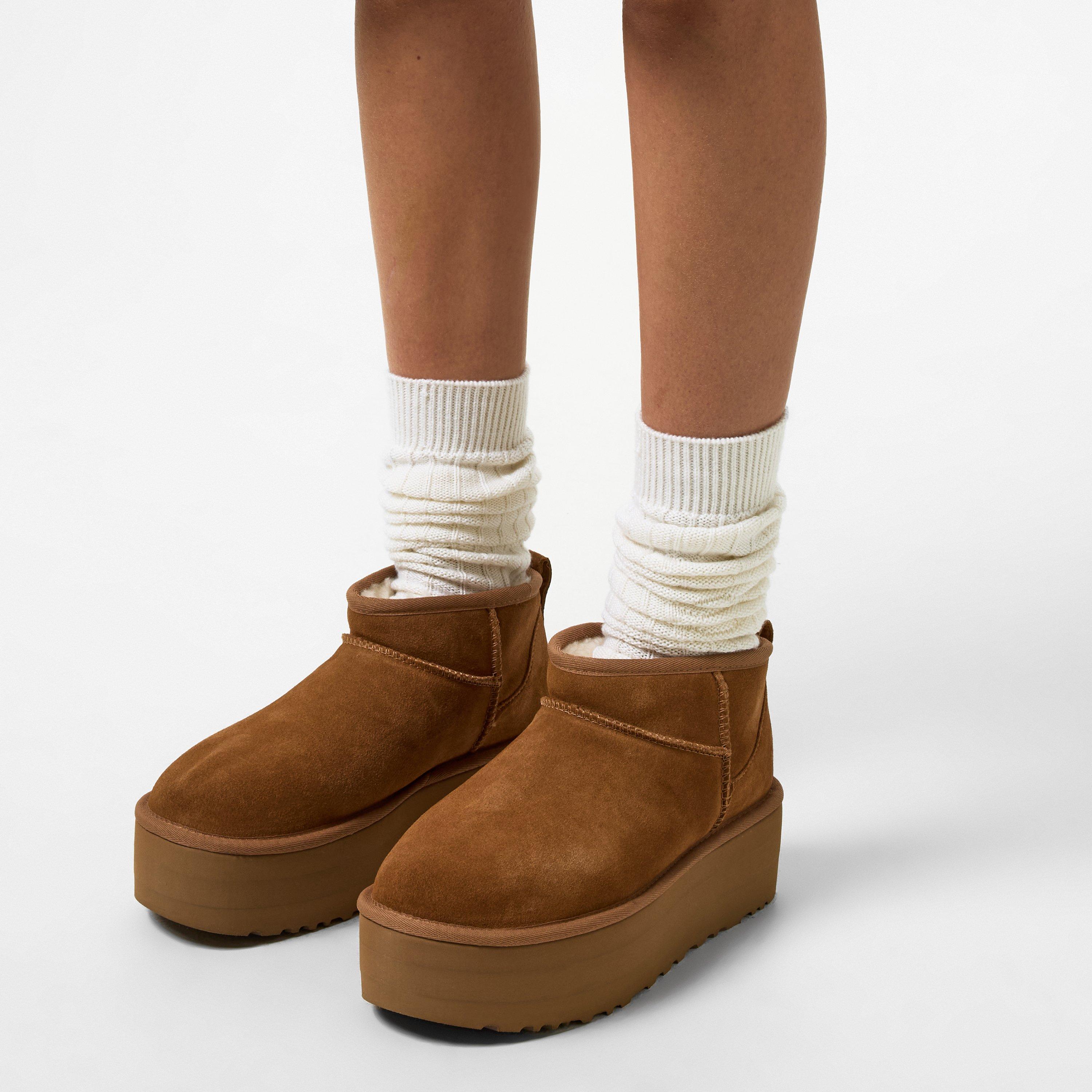 Chestnut - Ugg - Ultra Mini Platform Boots - 2
