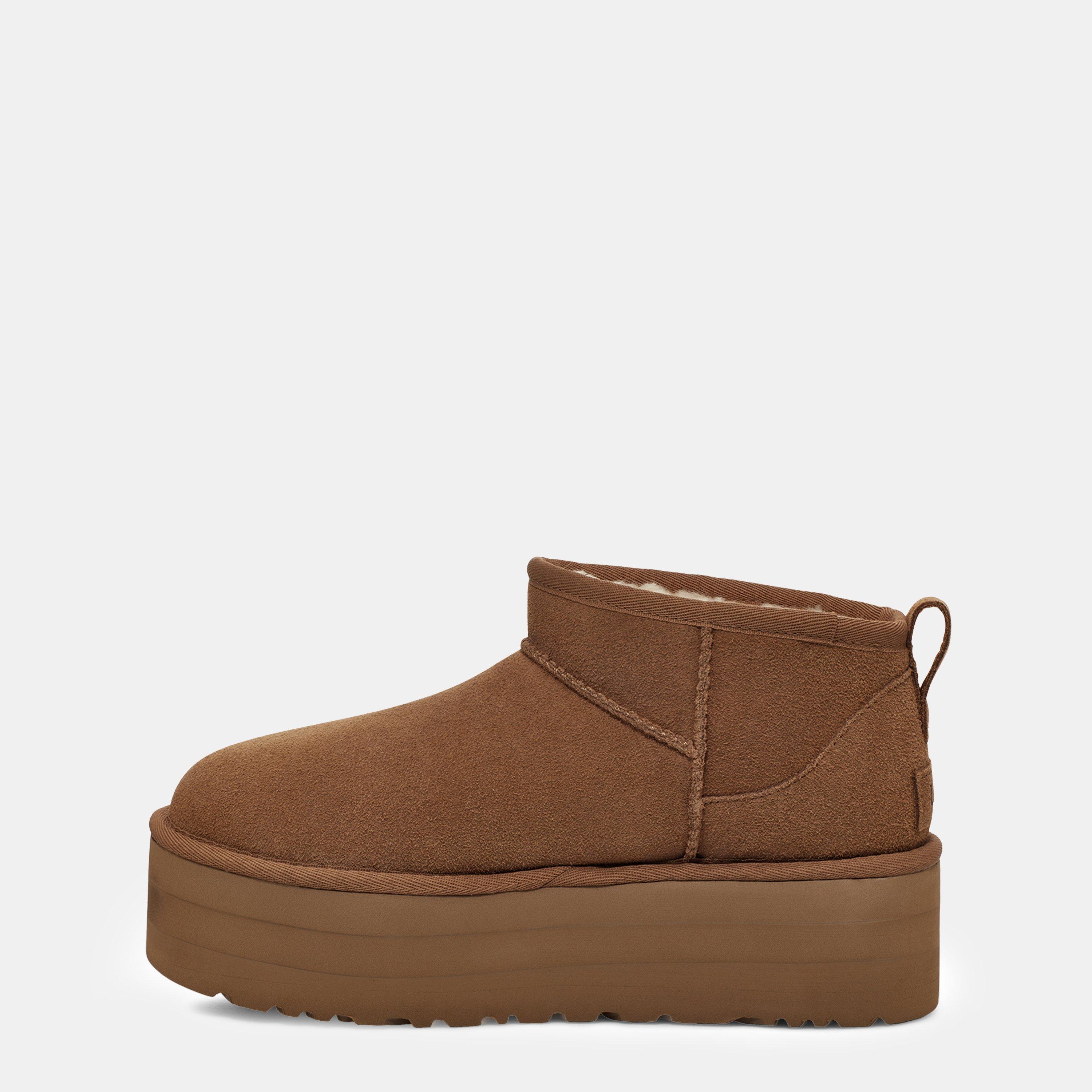 Chestnut - Ugg - Ultra Mini Platform Boots - 3