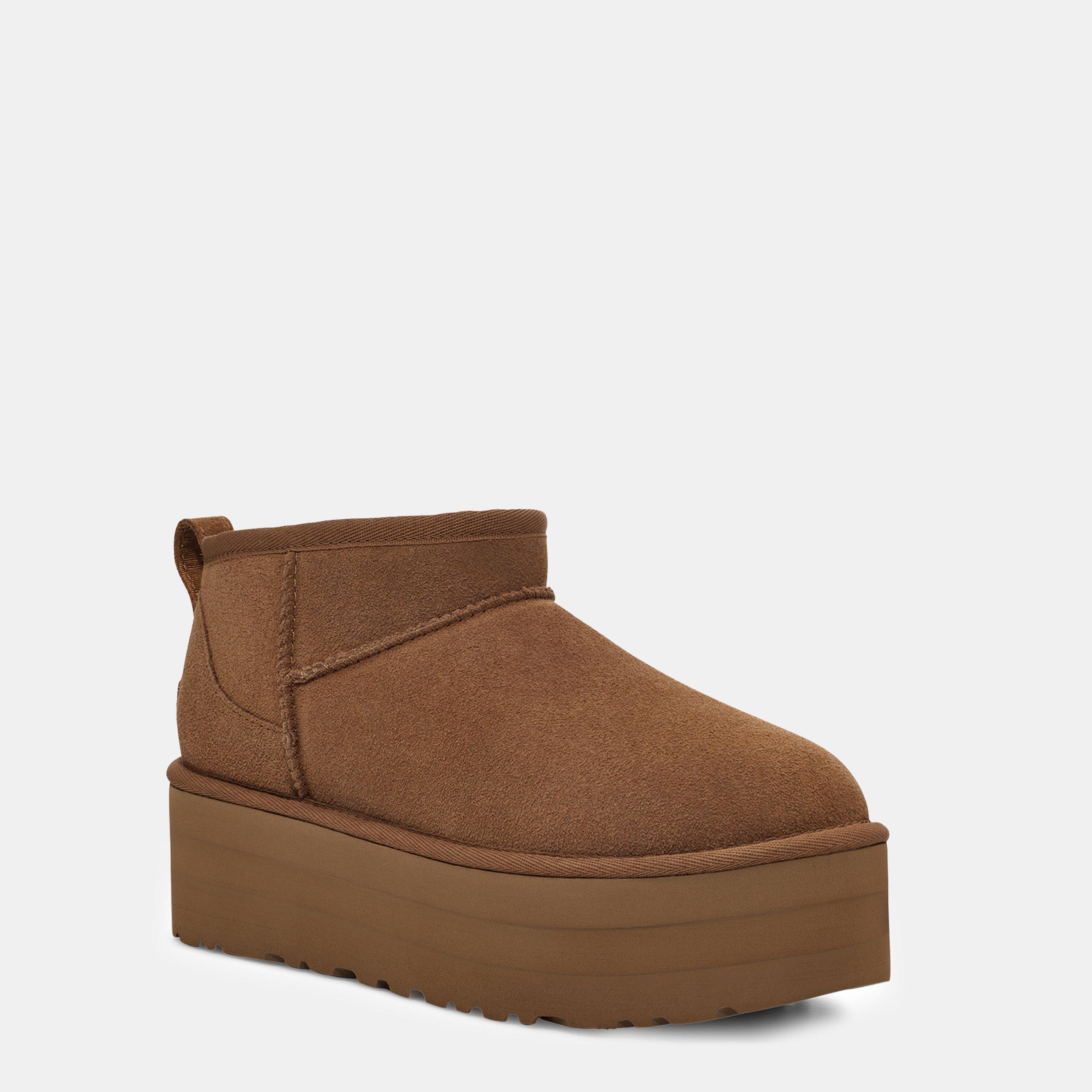 Chestnut - Ugg - Ultra Mini Platform Boots - 4