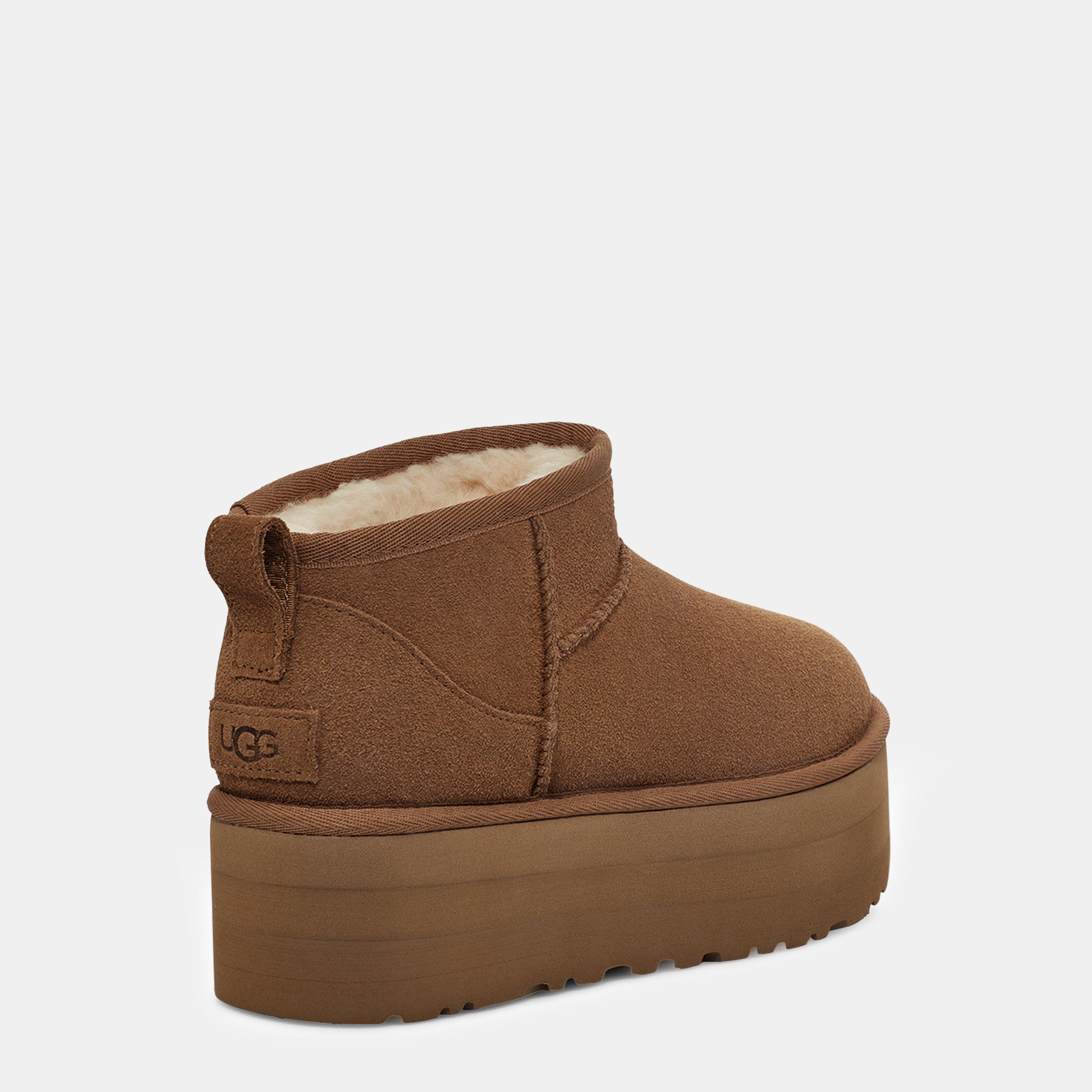 Chestnut - Ugg - Ultra Mini Platform Boots - 5