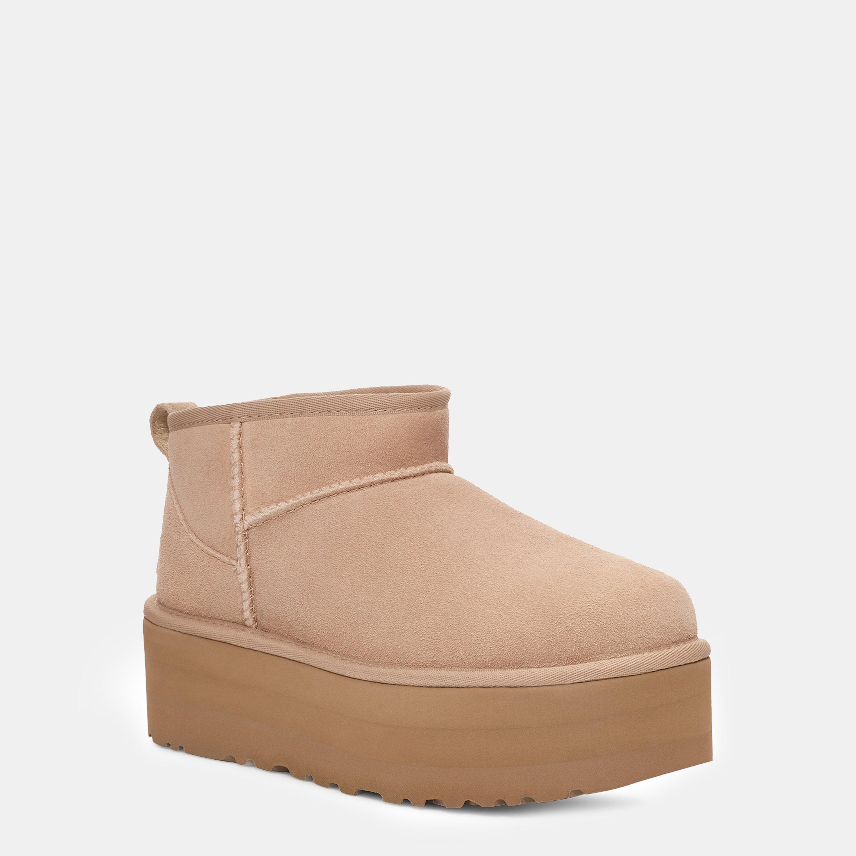 Sand - Ugg - Ultra Mini Platform Boots - 2