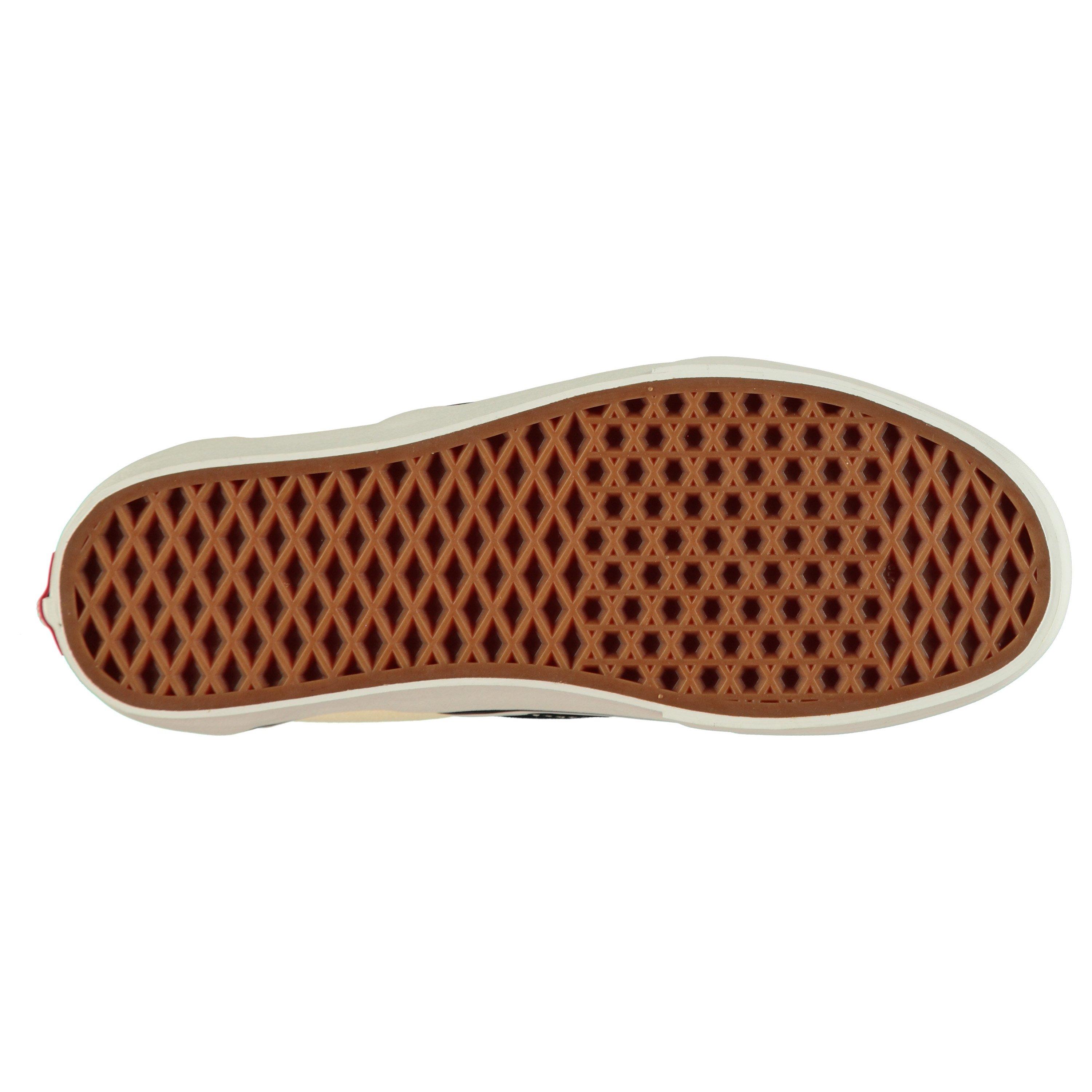 Blk&Wht /Wht - Vans - Checkerboard Slip On Ladies Trainers - 2