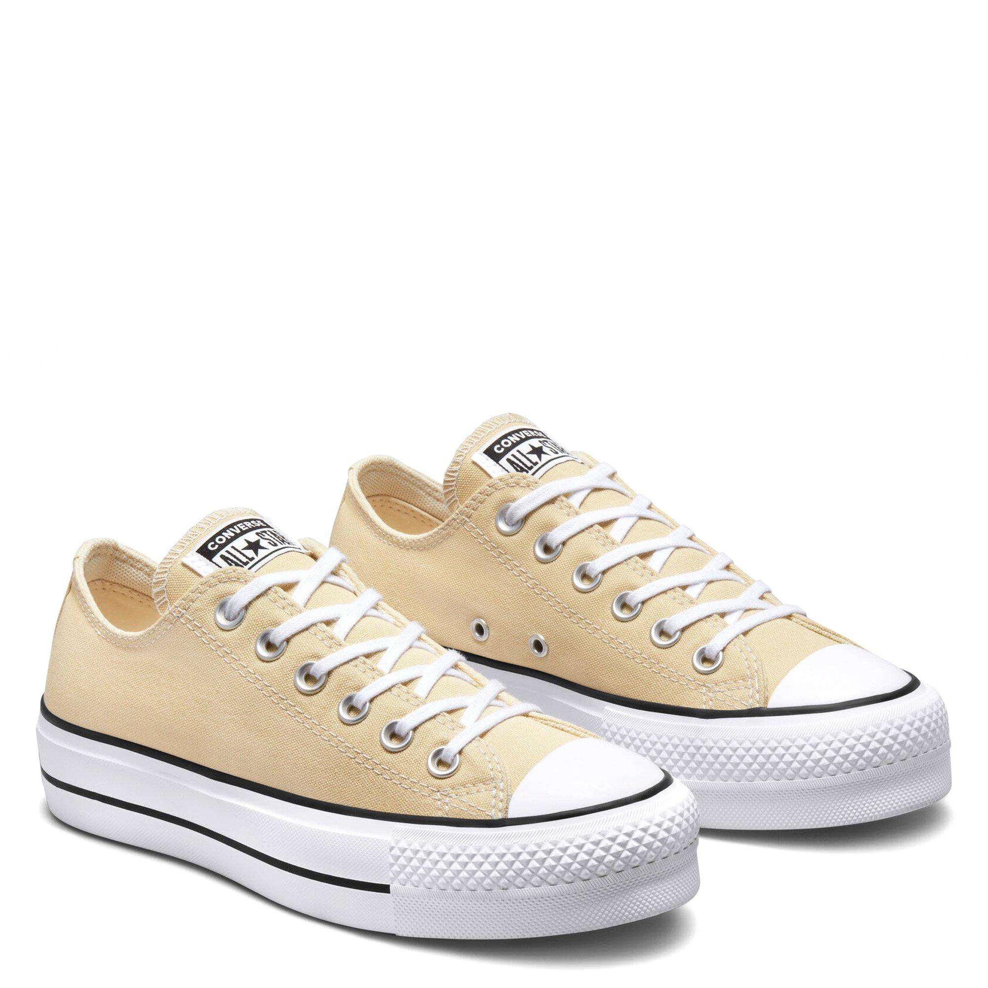 OatMilk/Wht/Blk - Converse - Taylor All Star Lift Trainers - 5