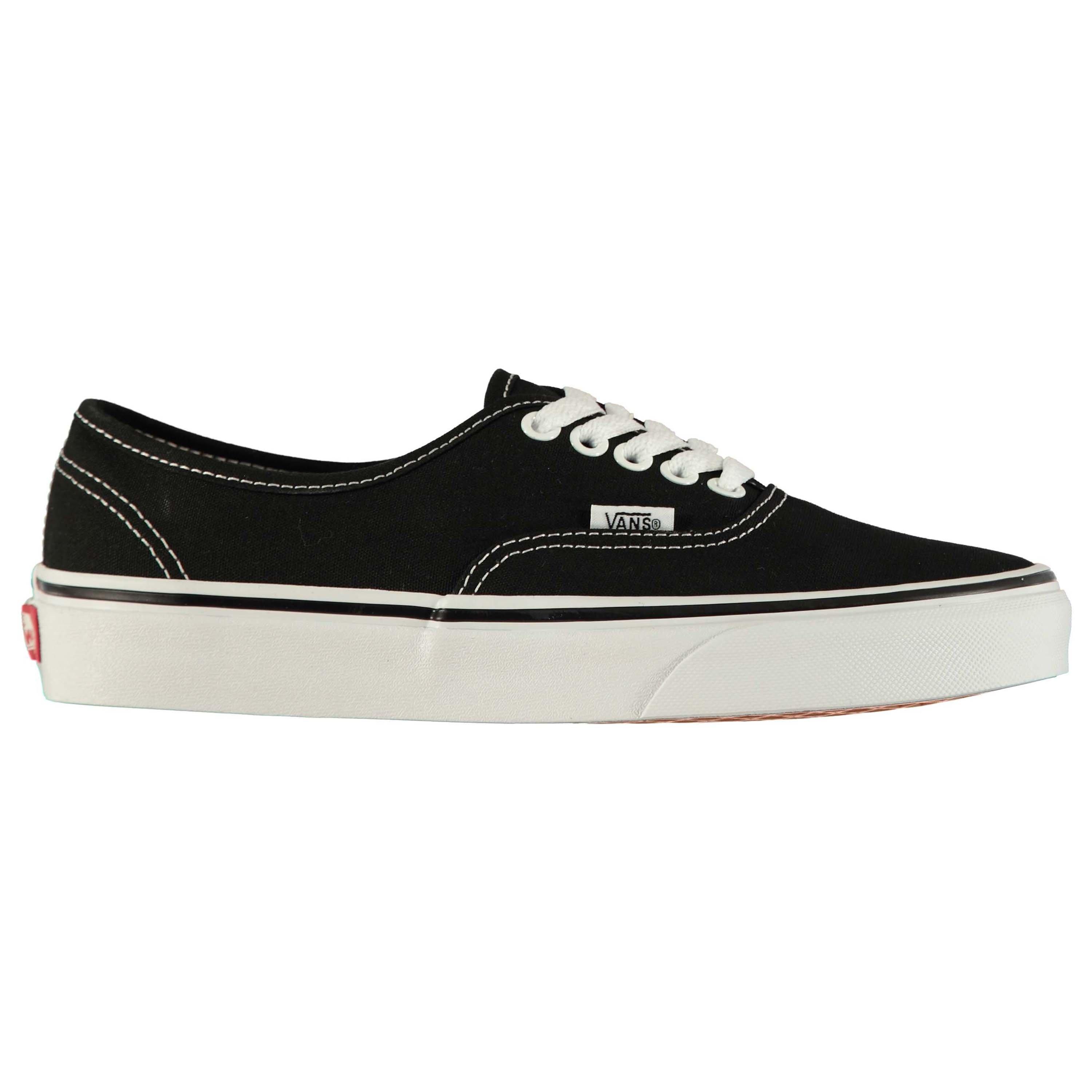 Black - Vans - Authentic Canvas Shoes - 1