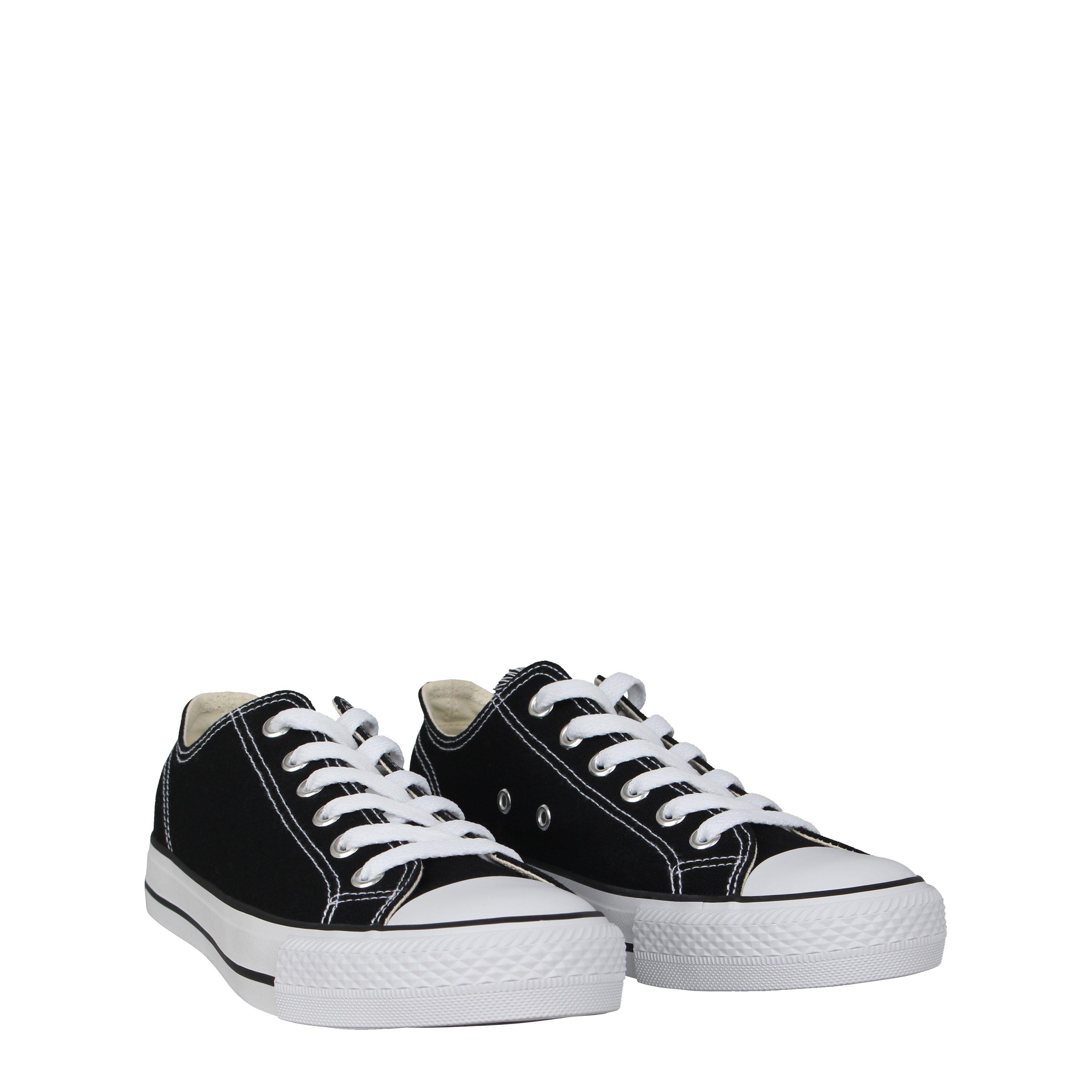 Black/White - SoulCal - Canvas Low Shoes Womens - 3