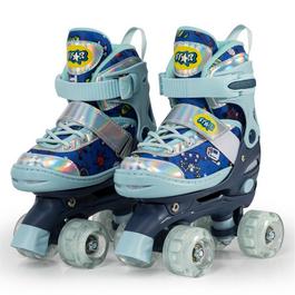 Star Adjustable Rollerskates for Kids with Light up Wheels