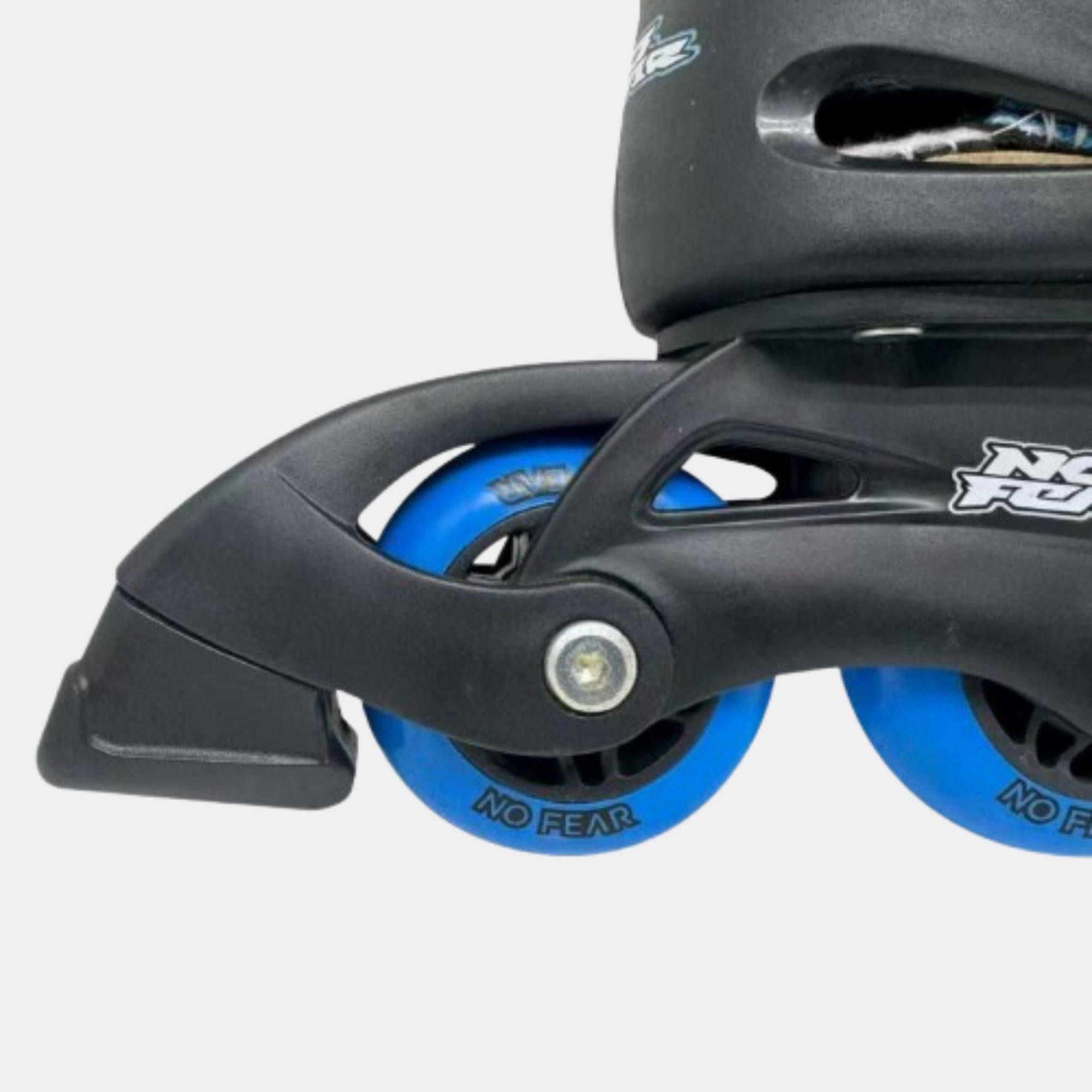 Preto/Azul - No Fear - Inline Skates - 4
