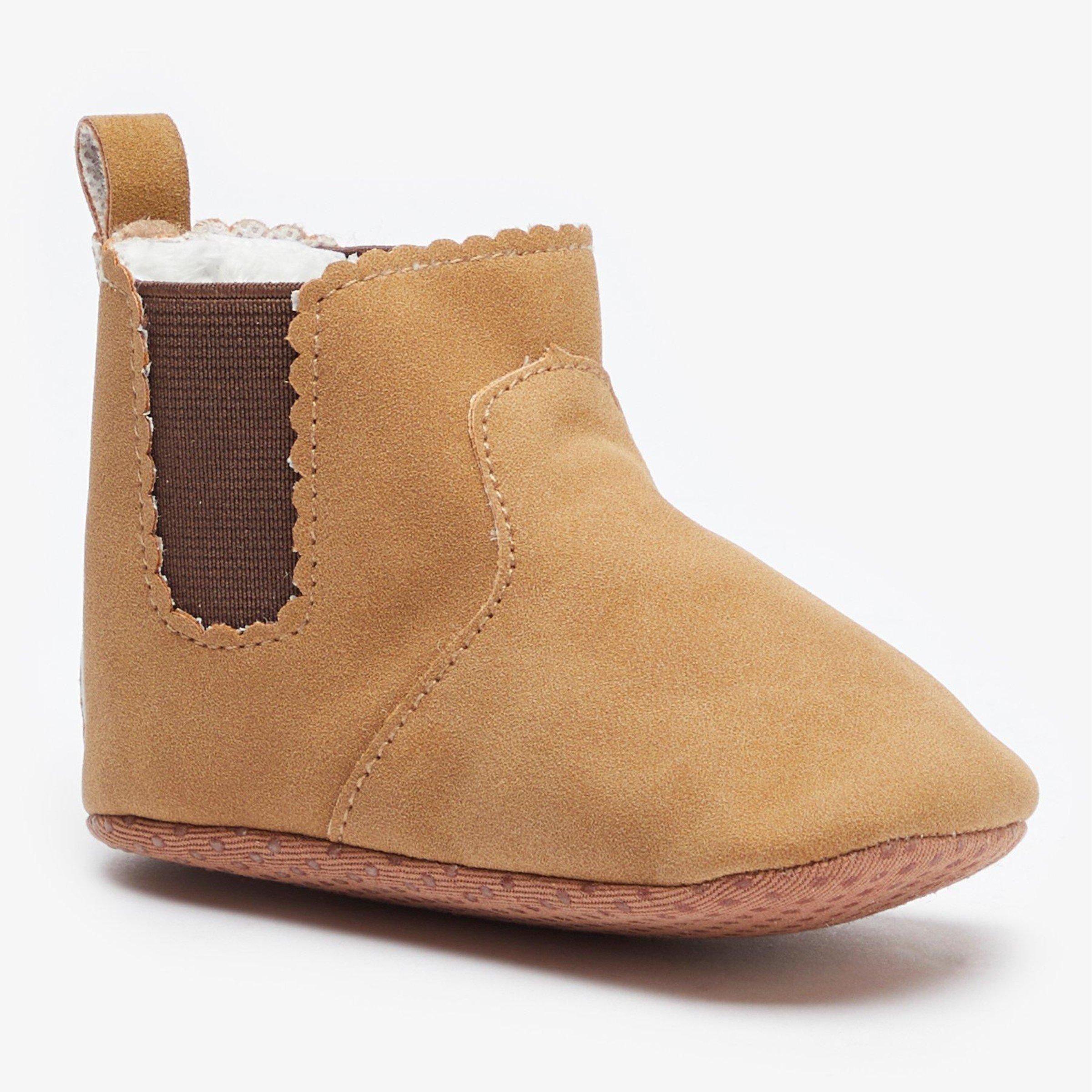 Brown - Be You - Studio Faux Suede Baby Shoes - 3