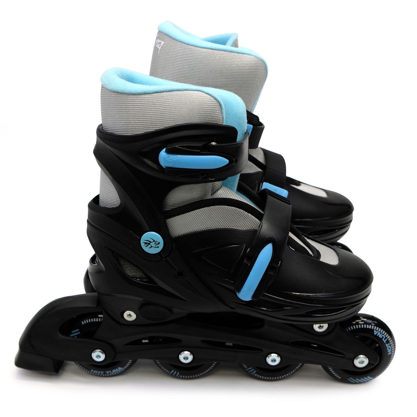 Black/Sky Blue - Hot Tuna - HotTuna Adjustable Inline Skates - 1