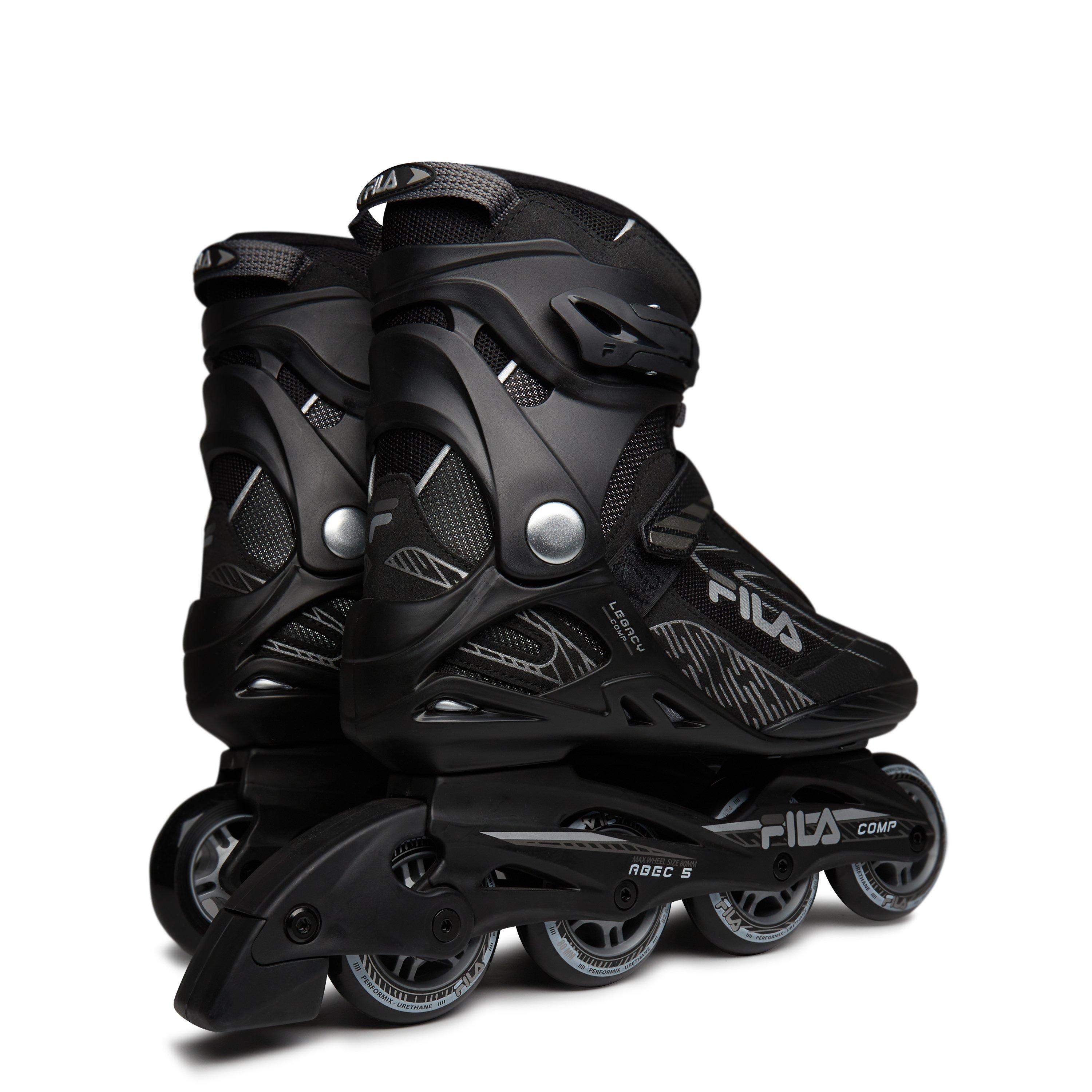 Sort/Grå - Fila - Legacy Competition Inline Skates Mens - 4