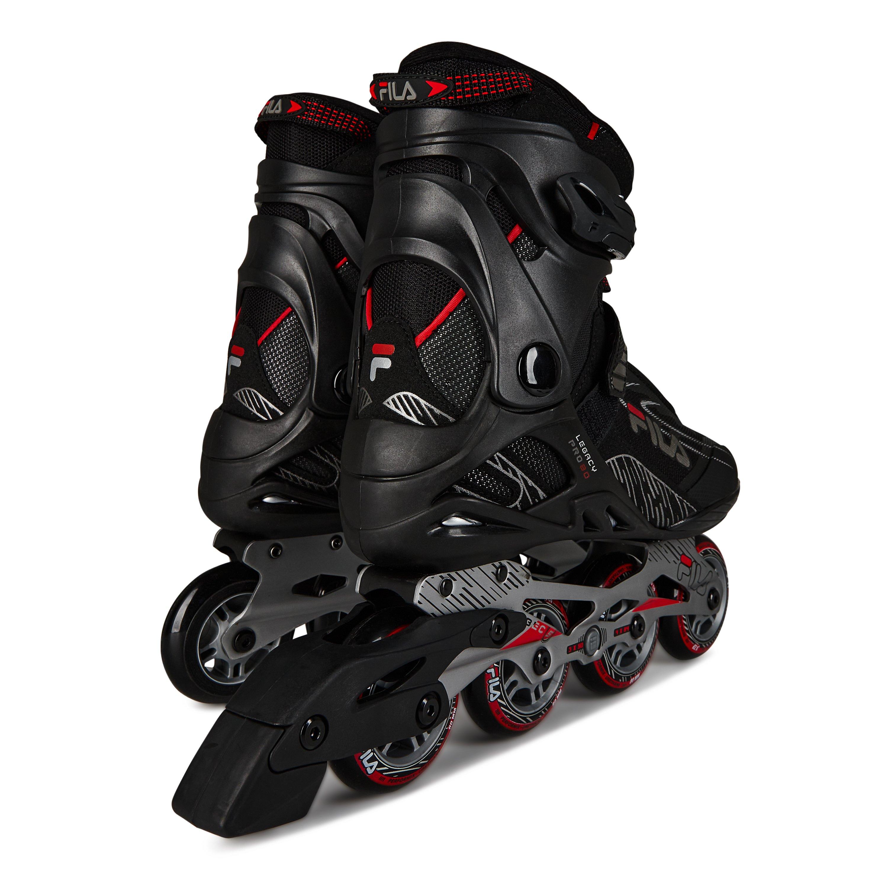 Zwart/Rood - Fila - Legacy Pro80 Skate - 4