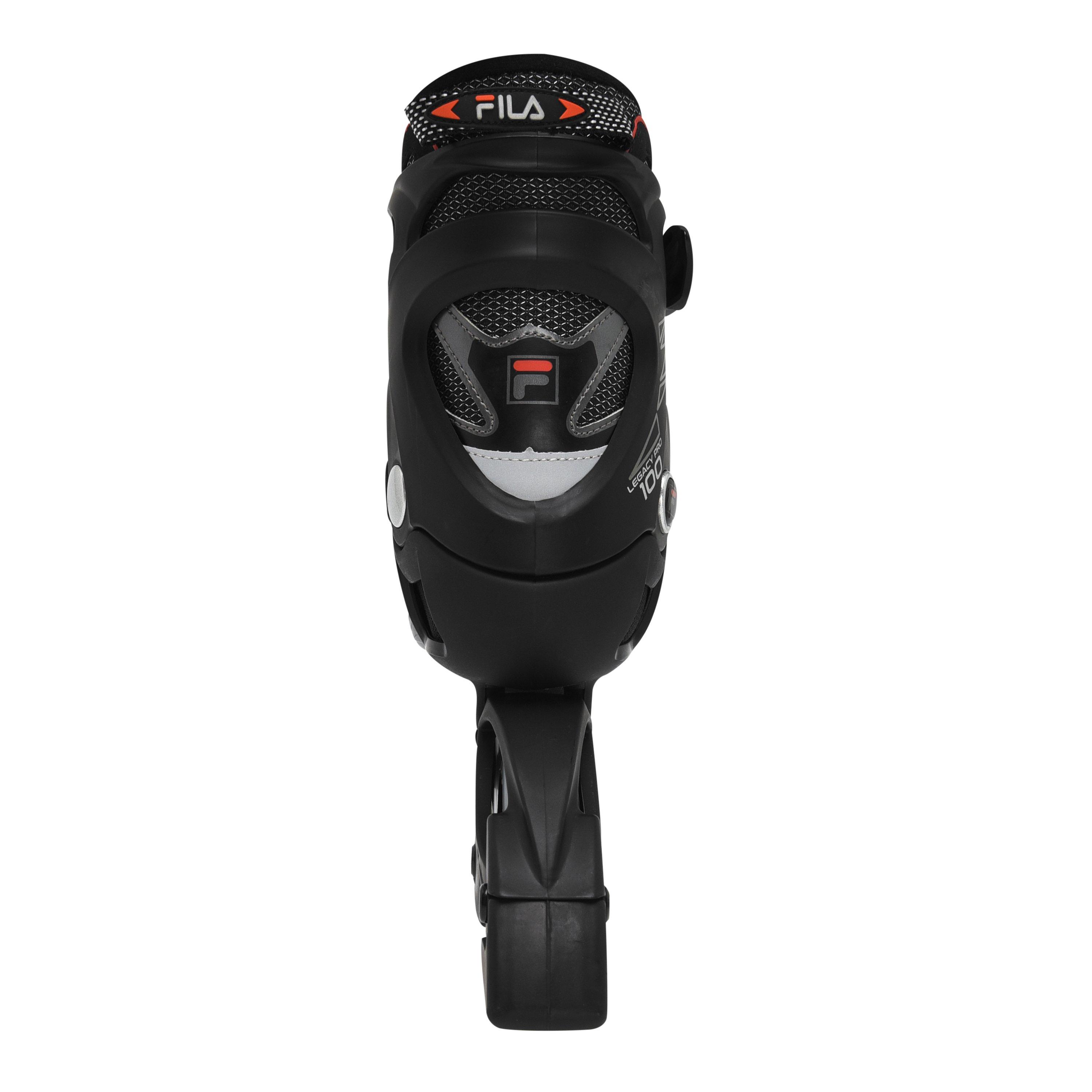 Zwart/Rood - Fila - FILA Legacy Pro 100 Mens Inline Skates - 3