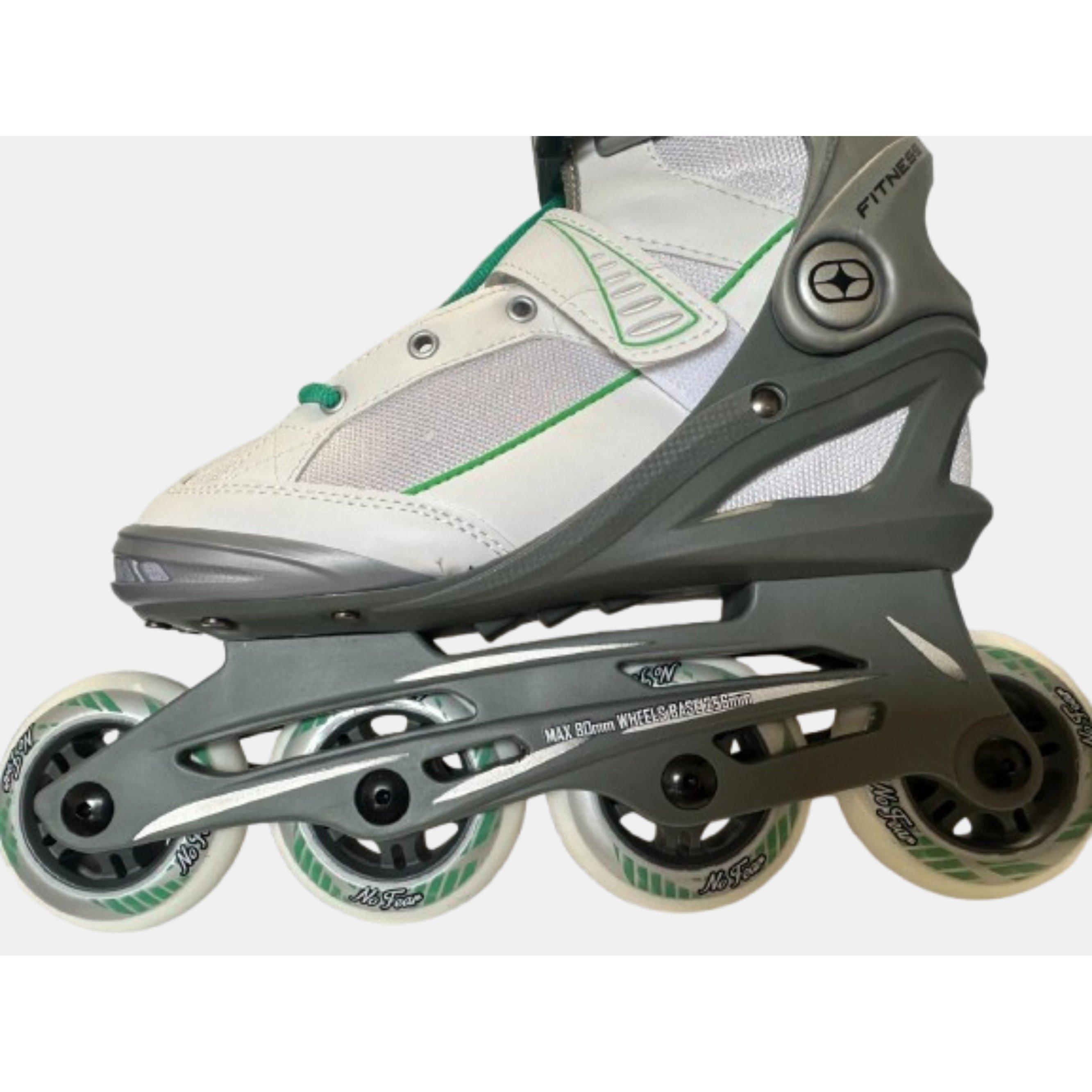 Grå/Teal - Fabric - Skates - 2