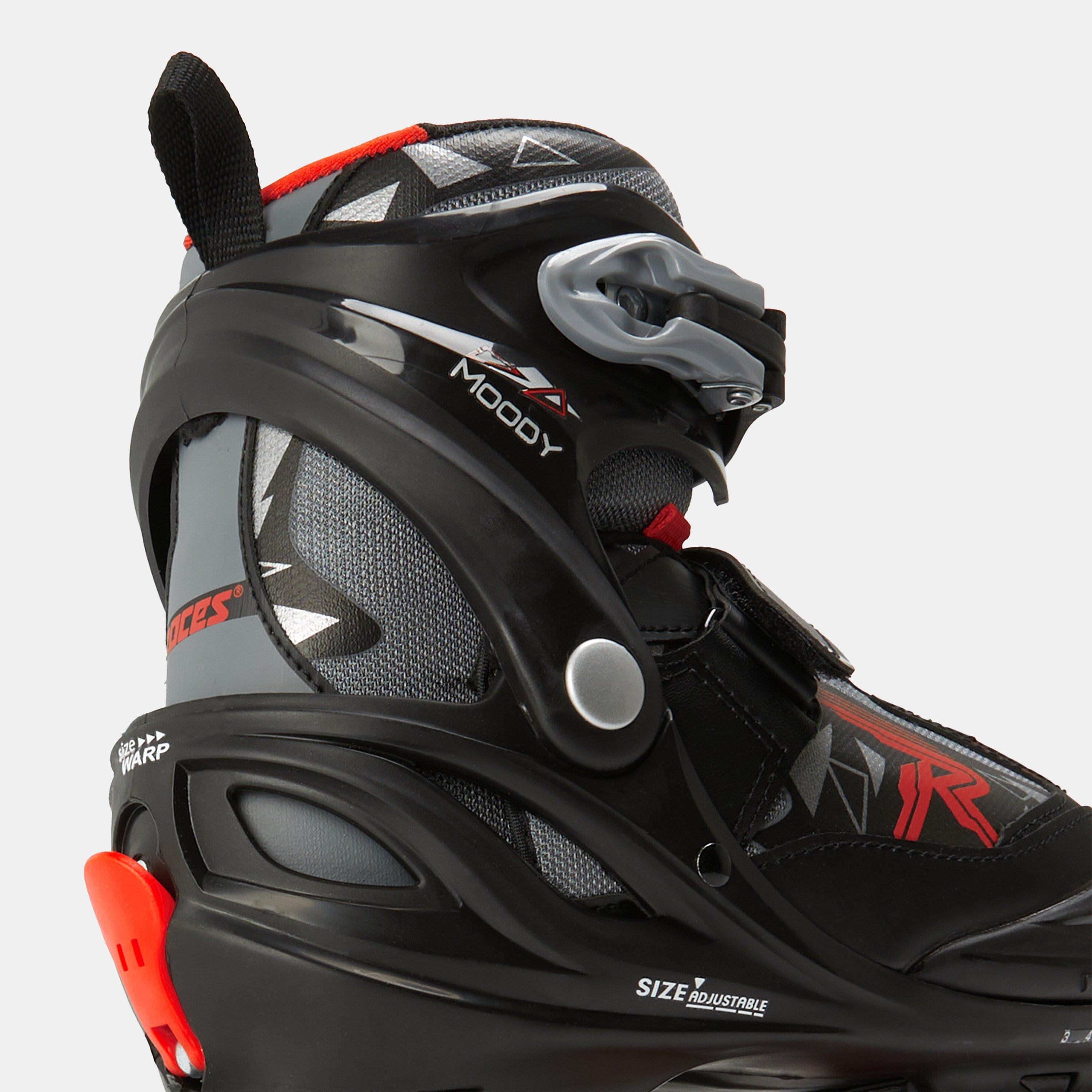 Black/Red - Roces - Moody Black/Blue Junior Skates - 3
