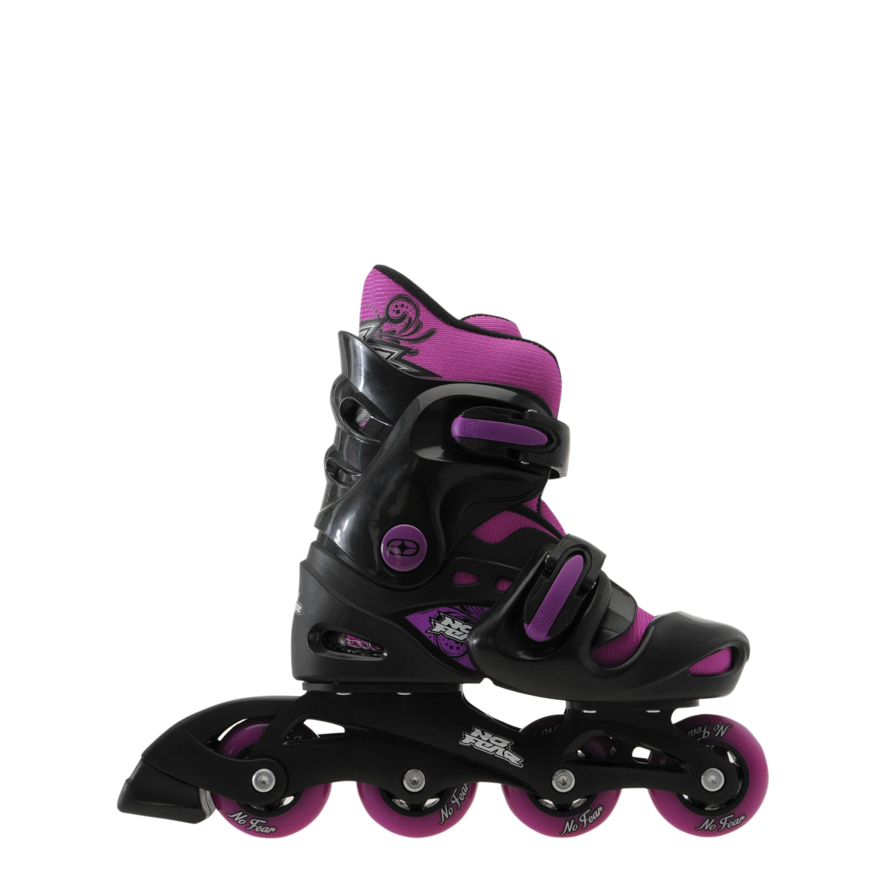 Black/Purple - Fabric - Inline Skates Junior - 1