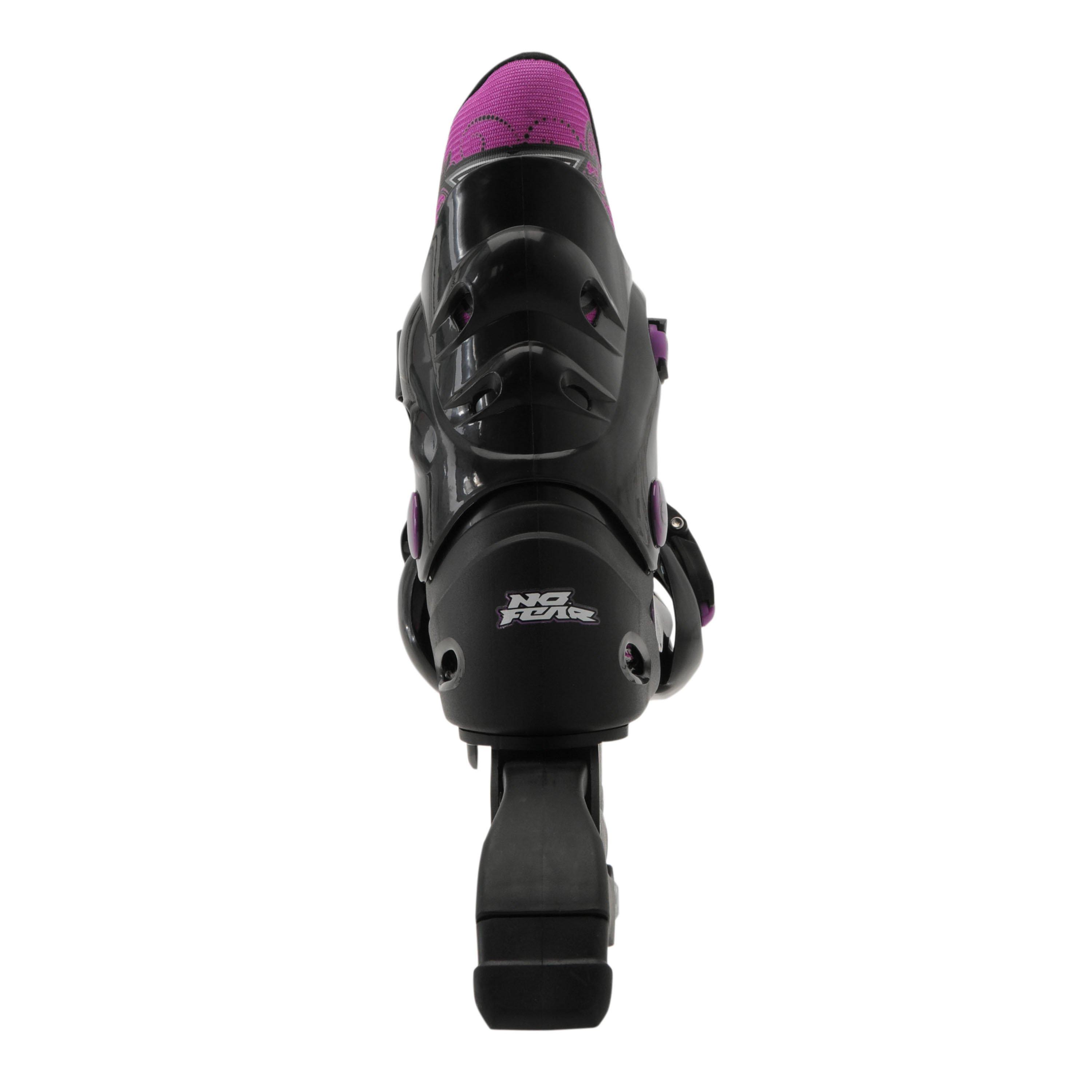 Black/Purple - Fabric - Skates Junior - 2