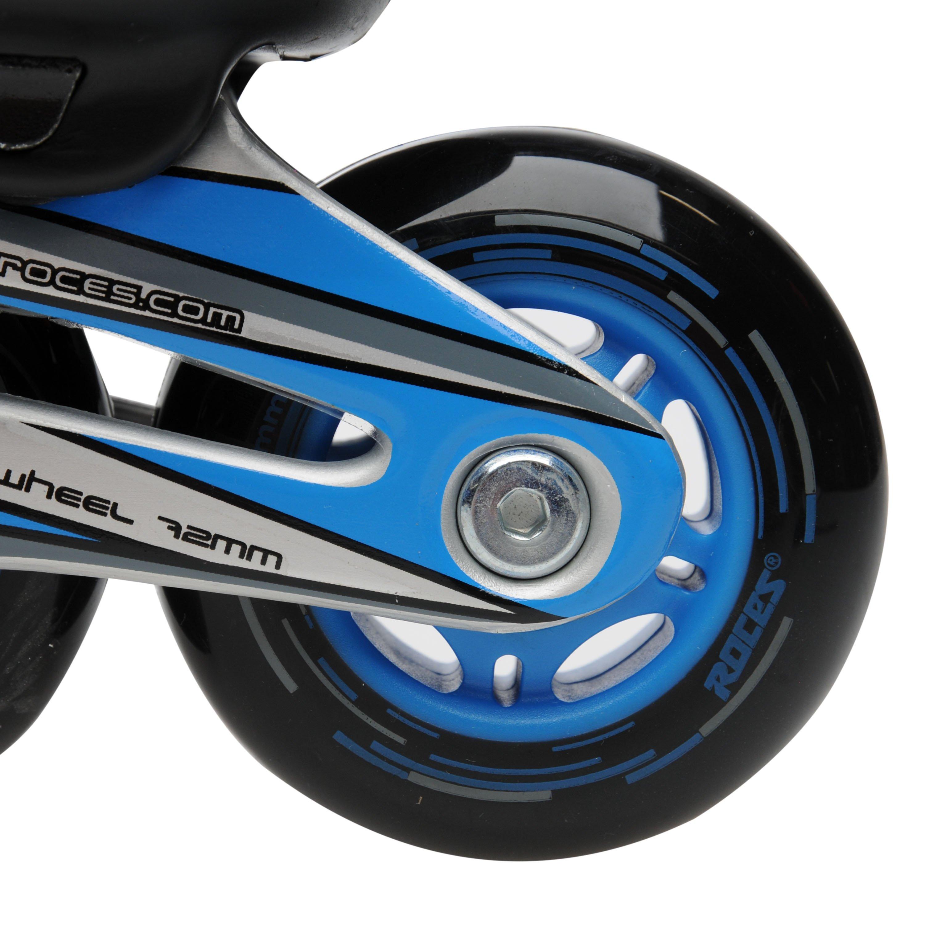 Zwart/Blauw - Roces - Boy 5.0 Junior Inline Skates - 4