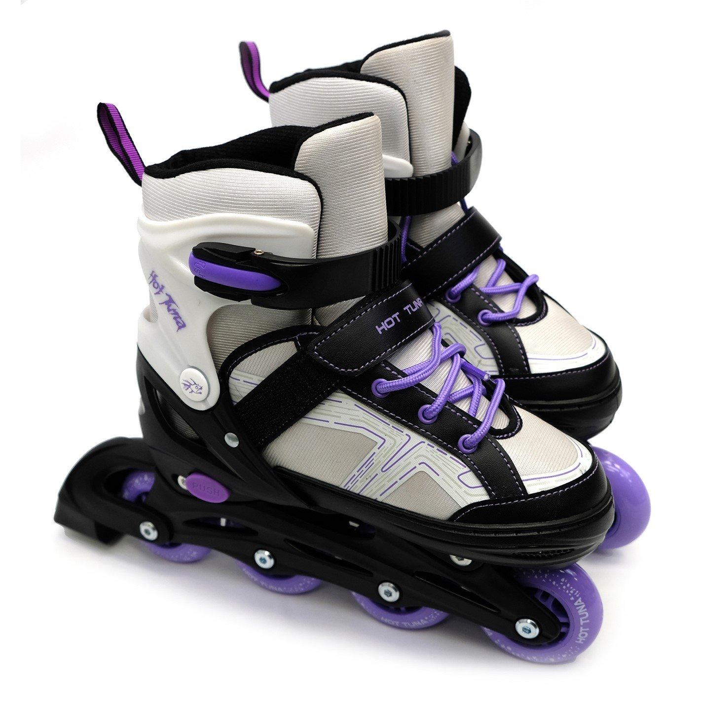 Sort/Hvid/Lilla - Hot Tuna - Spirit Skates Junior - 2